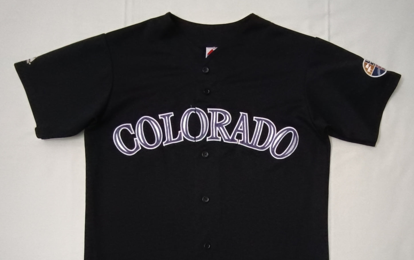 (M) Majestic MLB Colorado Rockies #5 Holliday World Series 07 Jersey тениска