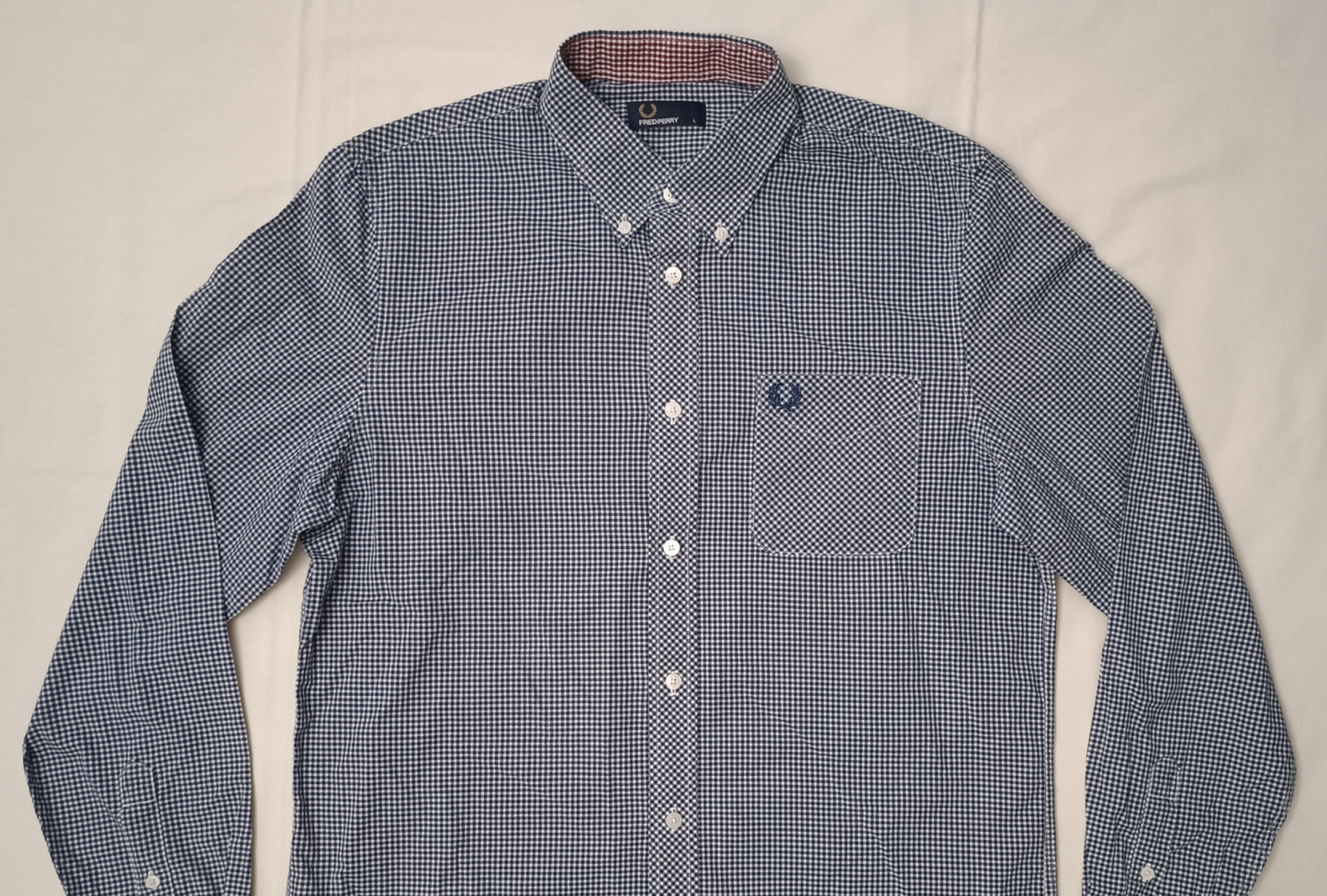 (L) Fred Perry Long Sleeve риза