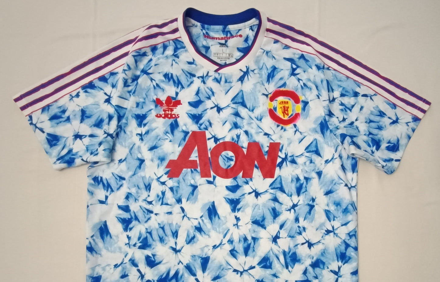 (L) Adidas Manchester United Human Race x Pharrell Williams Jersey тениска