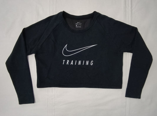 (ДАМСКО) (L) Nike DRI-FIT Training Cropped Long Sleeve Top блуза