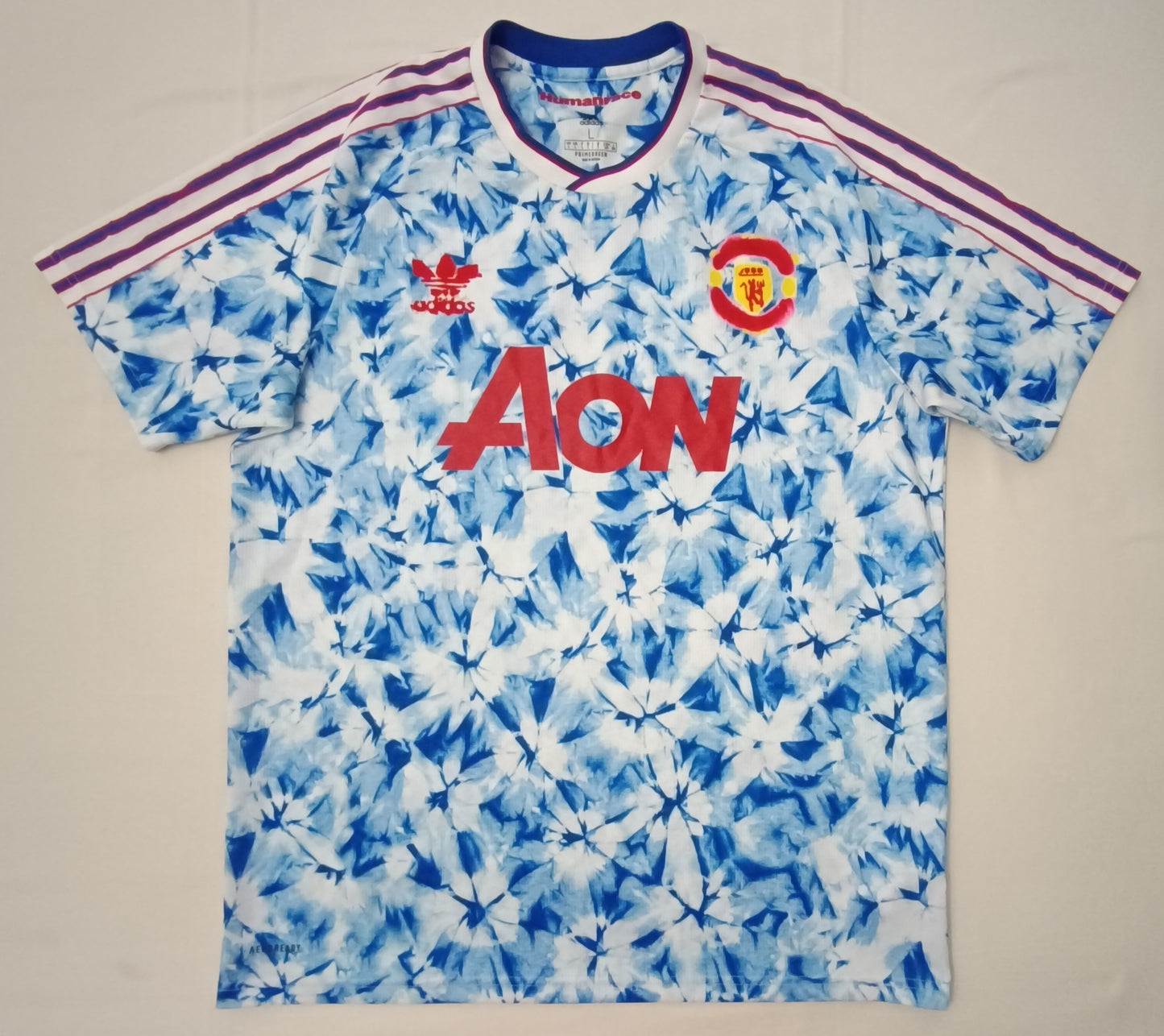 (L) Adidas Manchester United Human Race x Pharrell Williams Jersey тениска