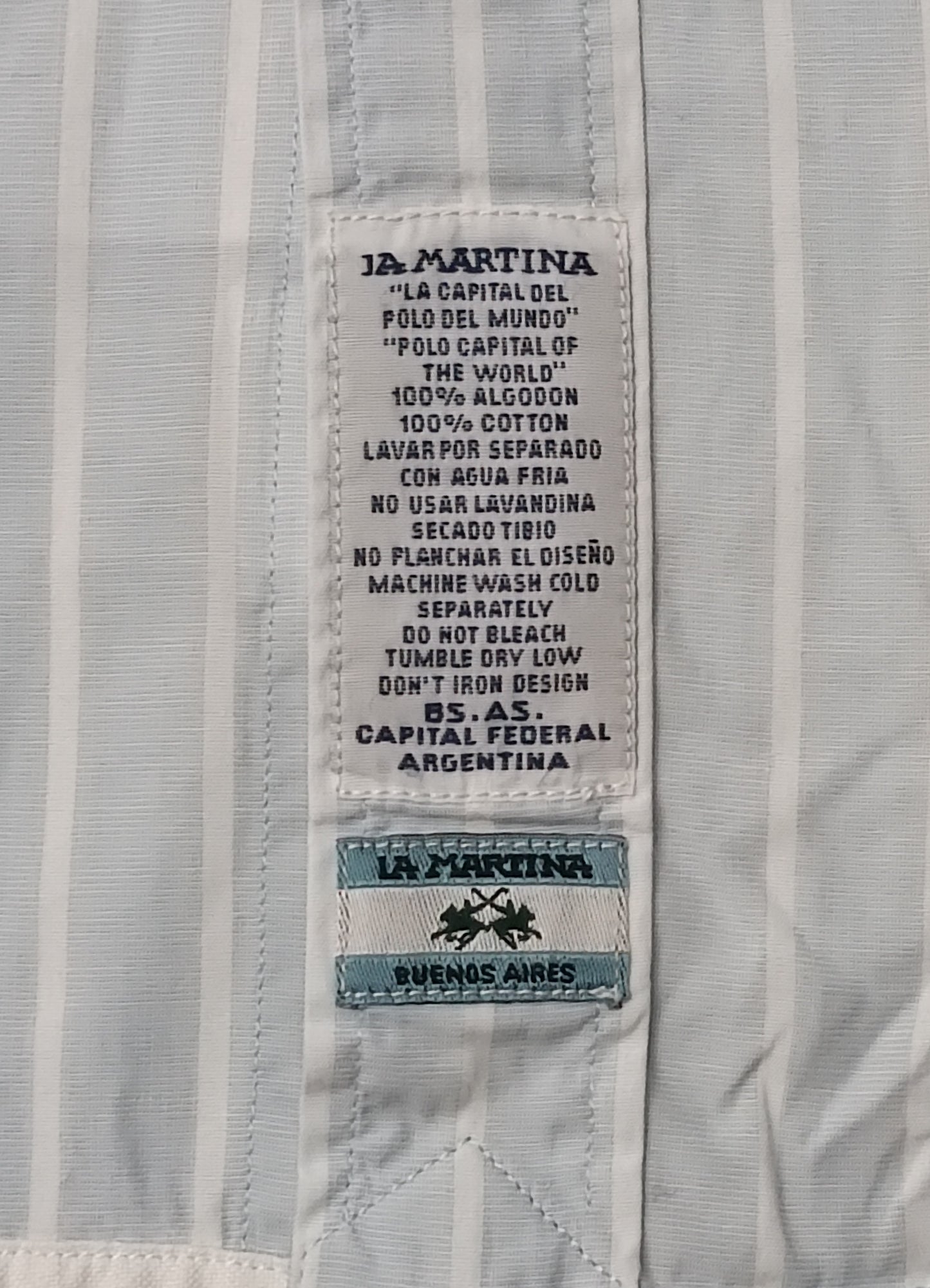 (L) La Martina Long Sleeve риза