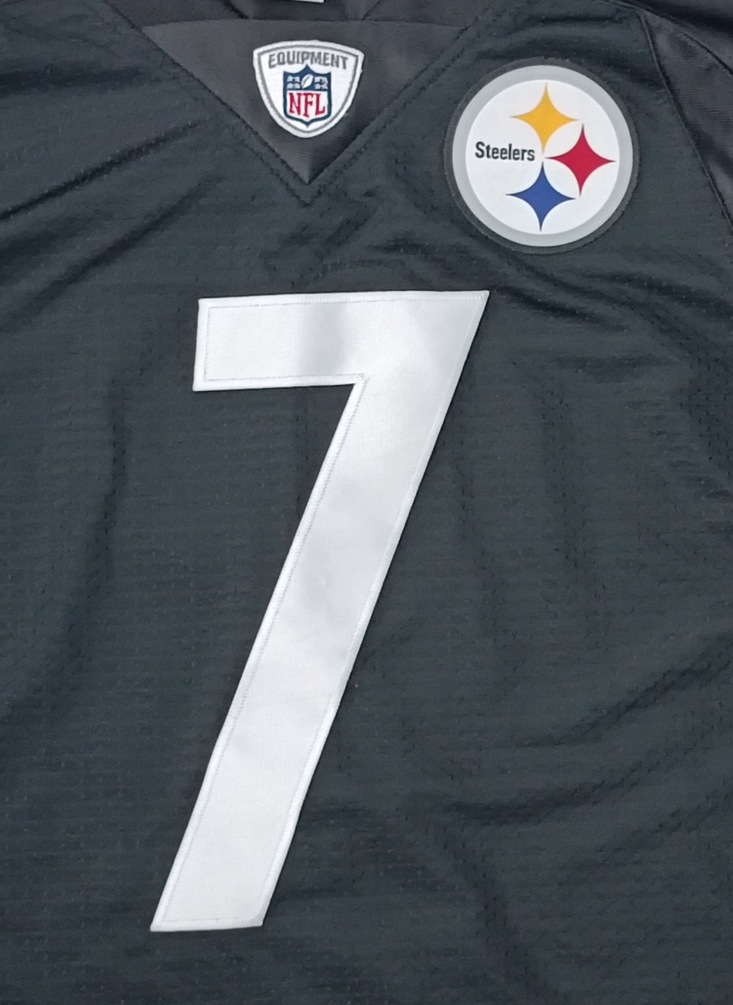 (S) Reebok NFL Pittsburgh Steelers #7 Roethlisberger Jersey тениска