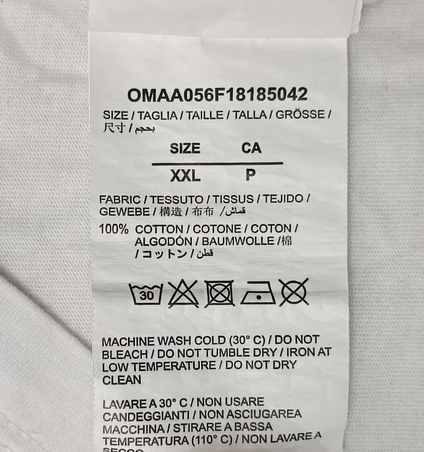 (XL) Off-White Cartoon T-Shirt тениска