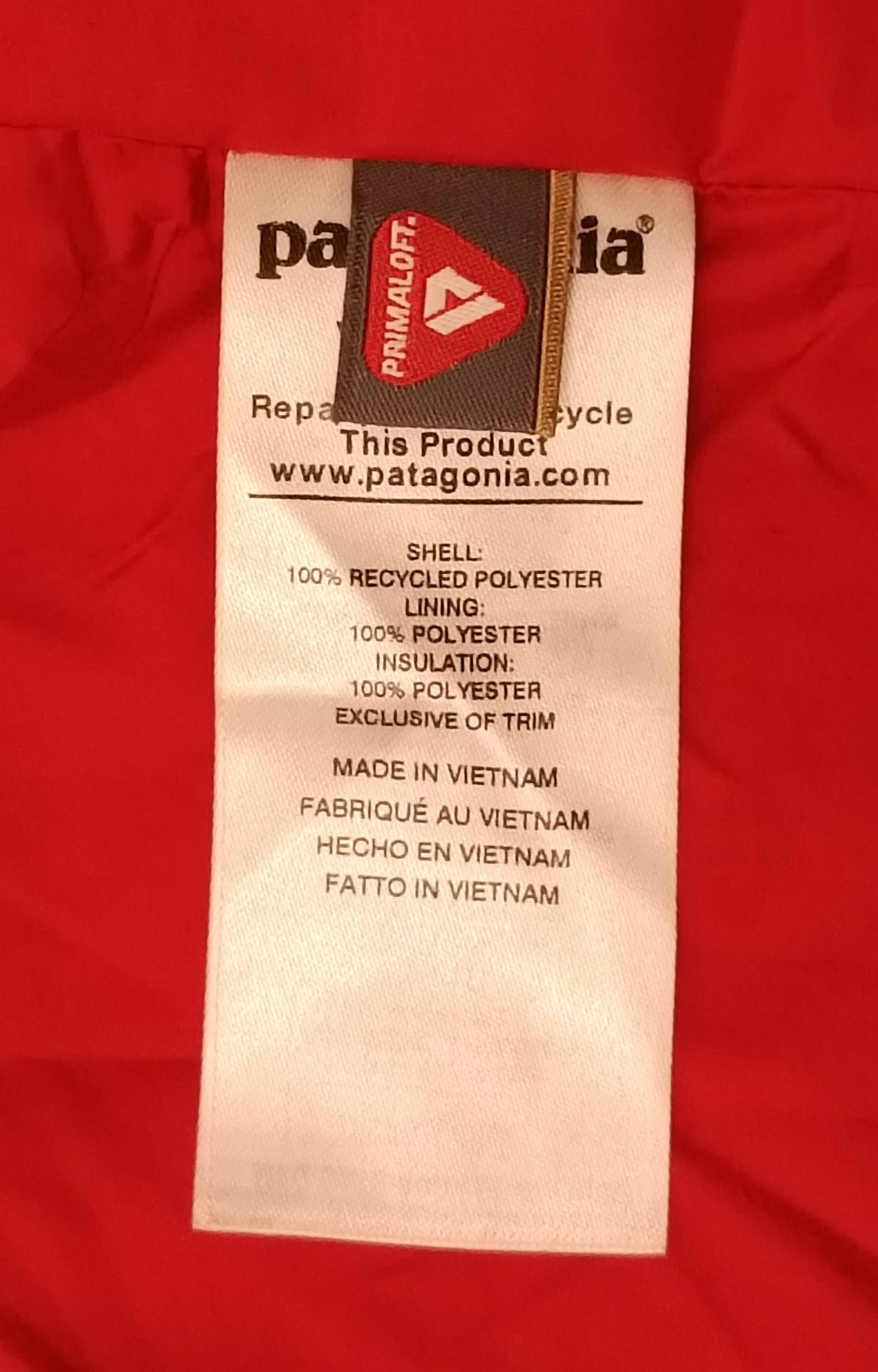 (ДЕТСКО) (Ръст 137-147см) Patagonia PrimaLoft Jacket яке