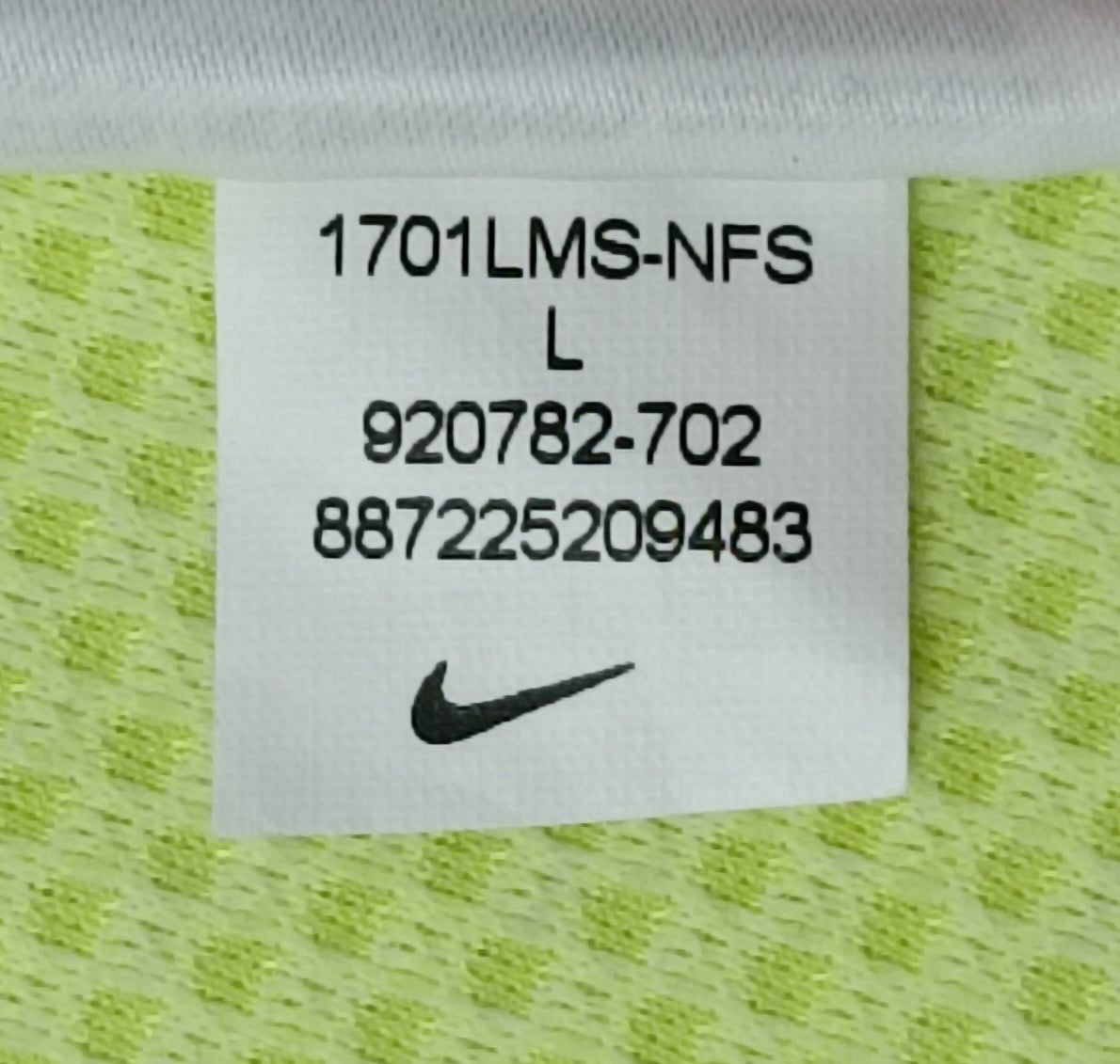 (L) Nike AeroReact Long Sleeve блуза
