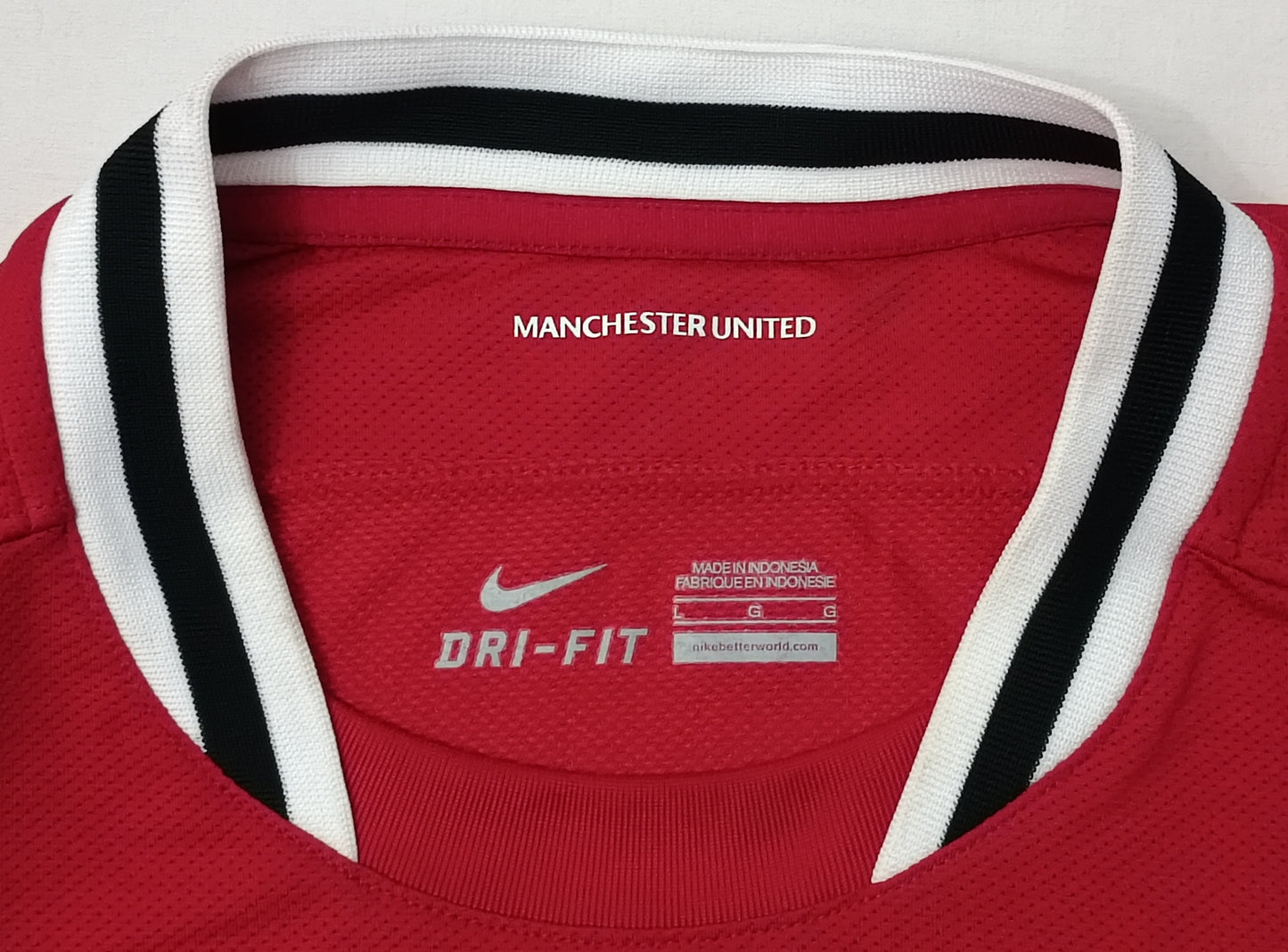 (L) Nike DRI-FIT Manchester United Home Jersey тениска