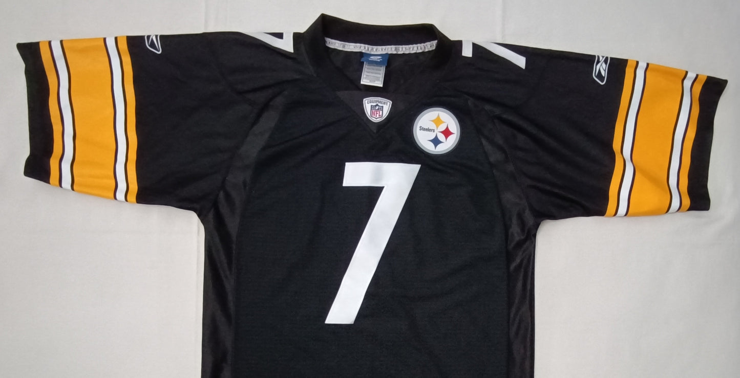 (S) Reebok NFL Pittsburgh Steelers #7 Roethlisberger Jersey тениска