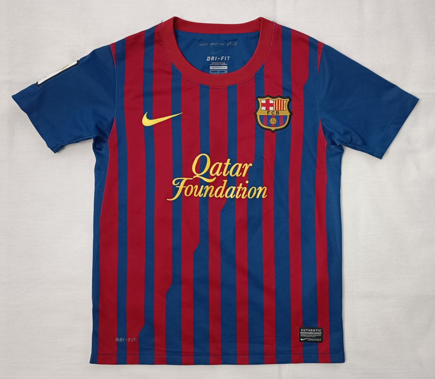 (ДЕТСКО) (Ръст 128-140см) Nike DRI-FIT Barcelona #10 Messi Home Jersey тениска