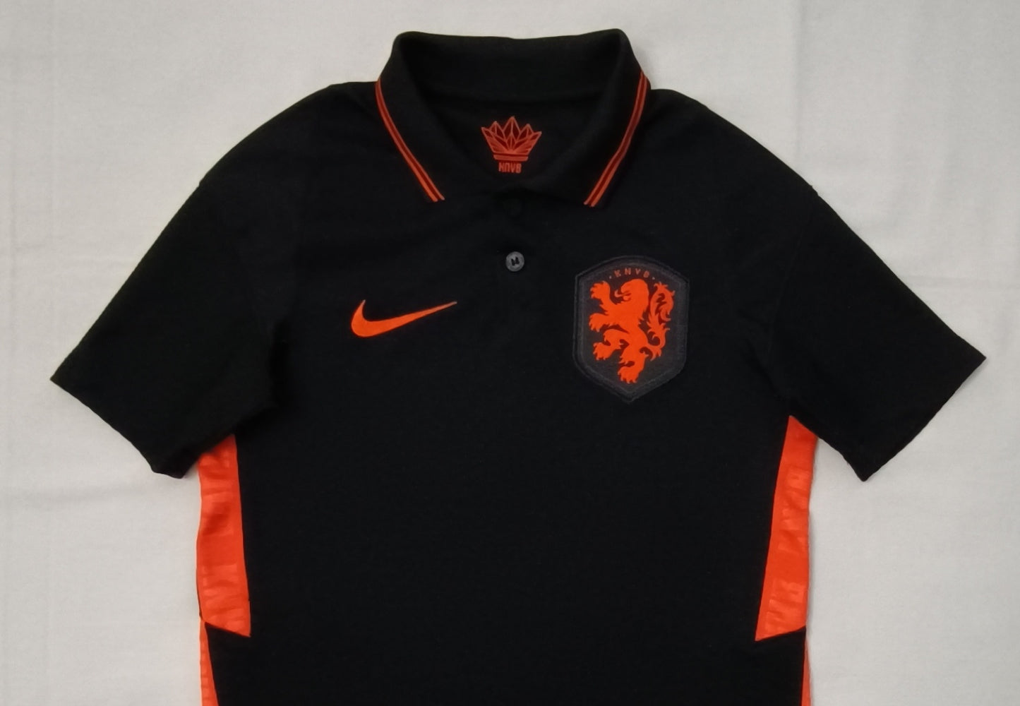 (ДЕТСКО) (Ръст 128-137см) Nike DRI-FIT Netherlands 2020/22 Away Jersey тениска