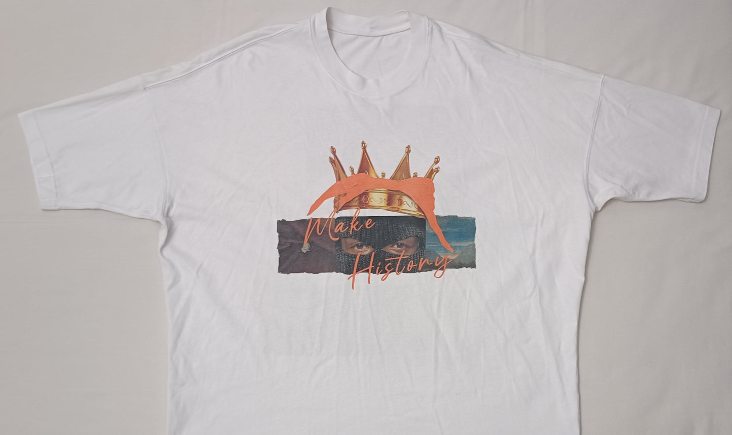 (XL) Made By Society Make History Shirt тениска