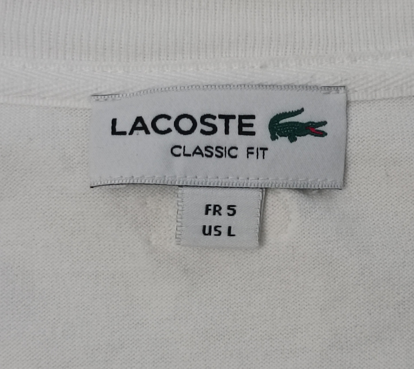 (L) Lacoste Heavy Badge Shirt тениска