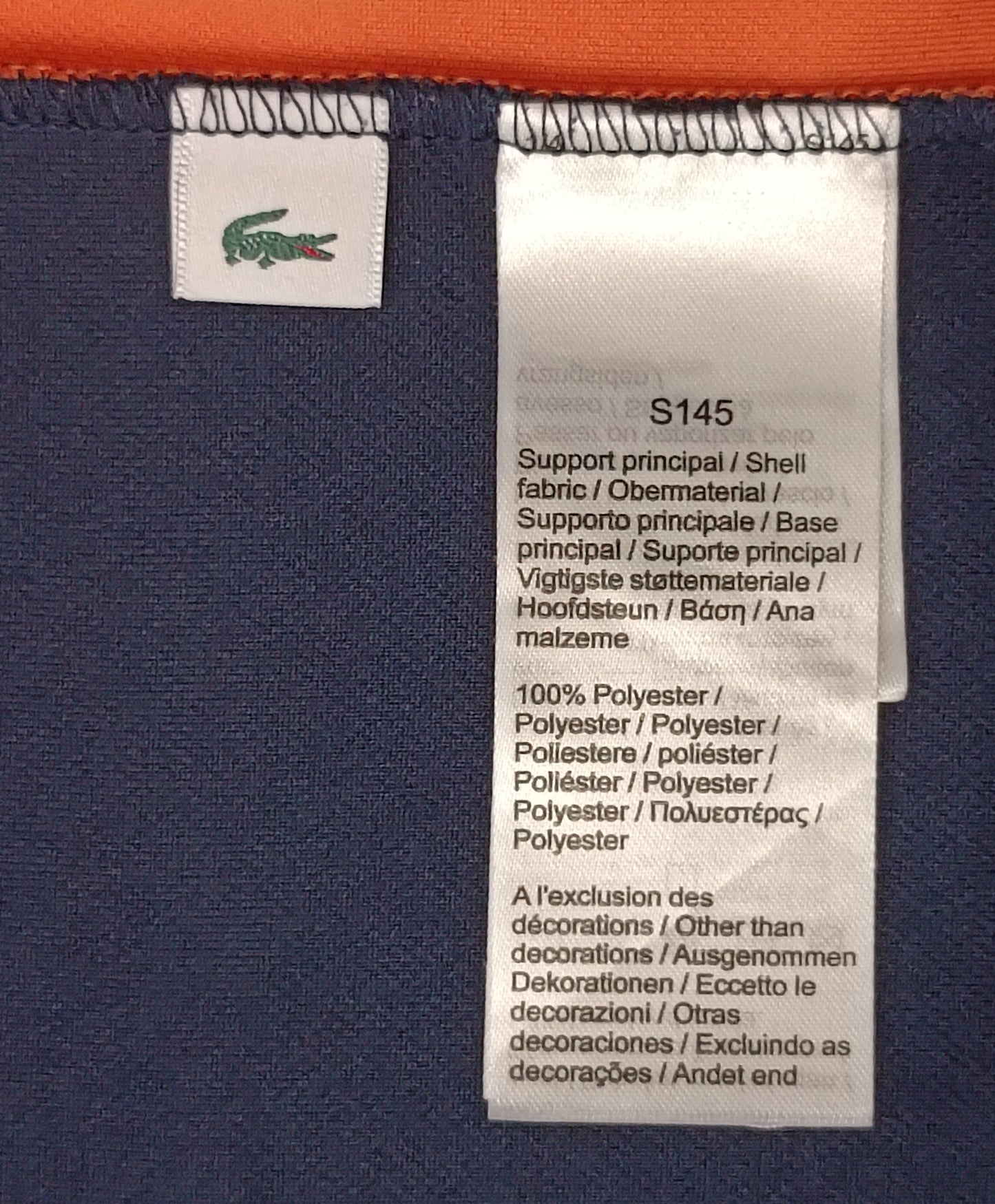 (S) Lacoste Sport Polo Shirt тениска