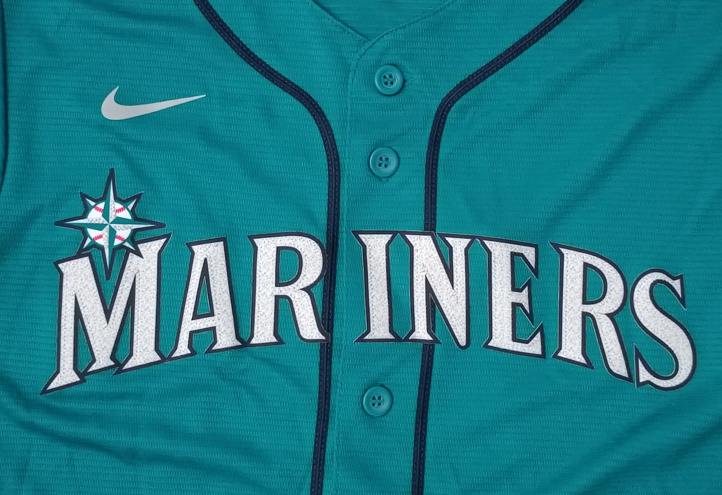 (ДЕТСКО) (Ръст 147-158см) Nike MLB Seattle Mariners #44 Rodriguez Jersey потник