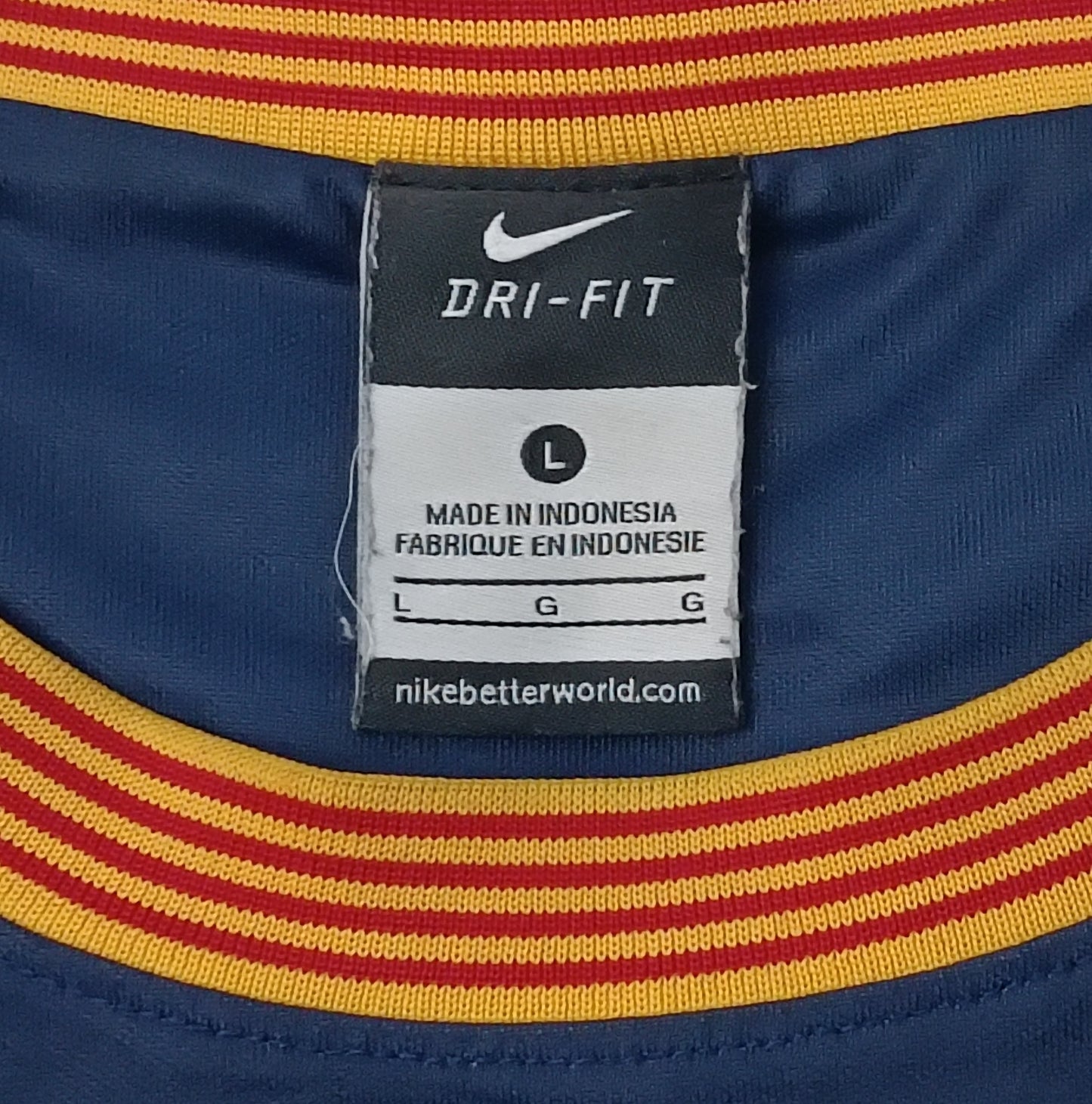 (L) Nike DRI-FIT FC Barcelona 2015/16 Home Jersey тениска