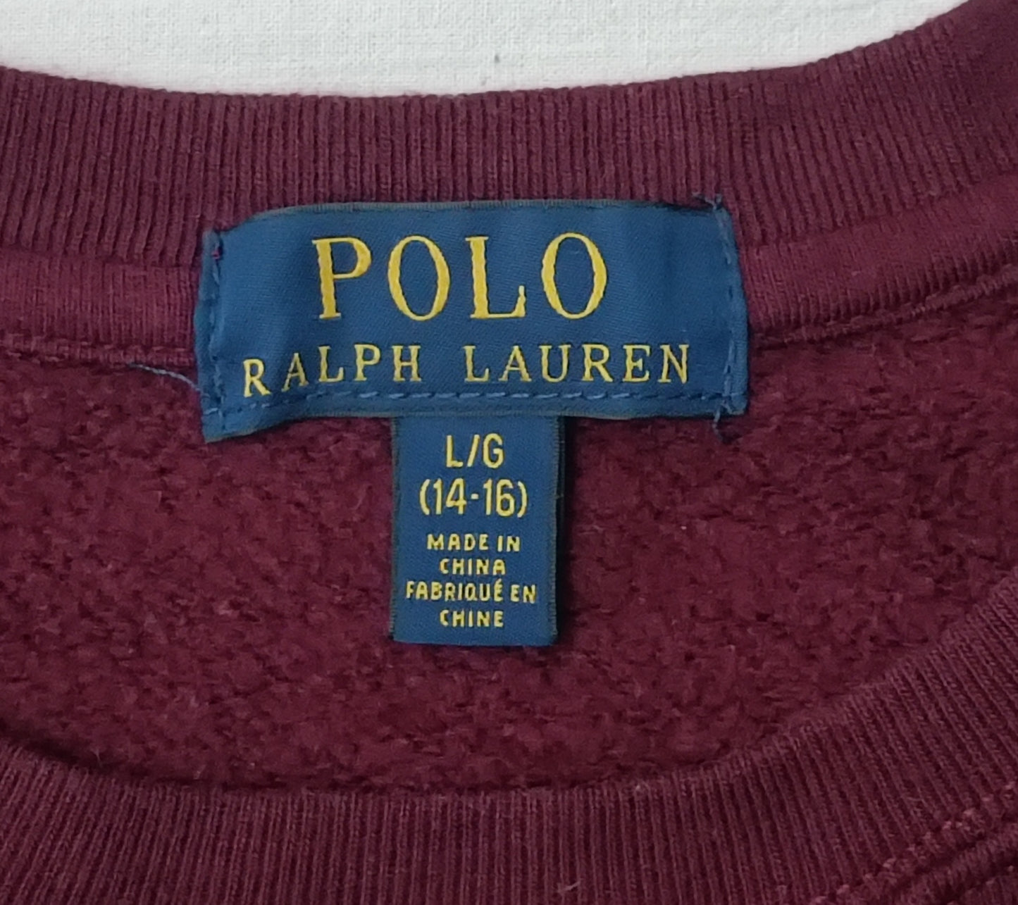 (ДЕТСКО) (Ръст 147-158см) POLO Ralph Lauren Sweatshirt горнище