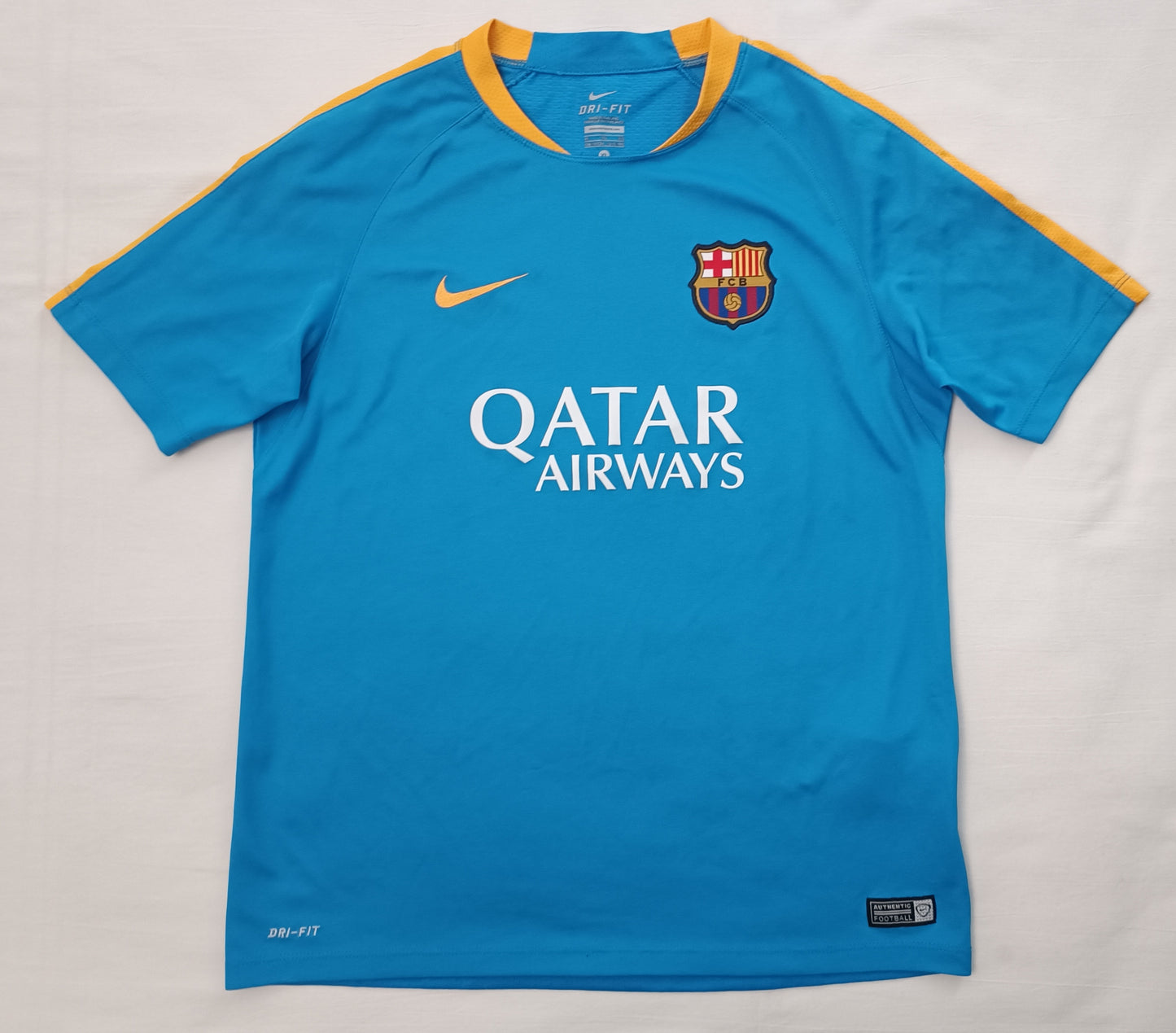 (ДЕТСКО) (Ръст 158-170см) Nike DRI-FIT FC Barcelona 2015/16 Training Jersey тениска