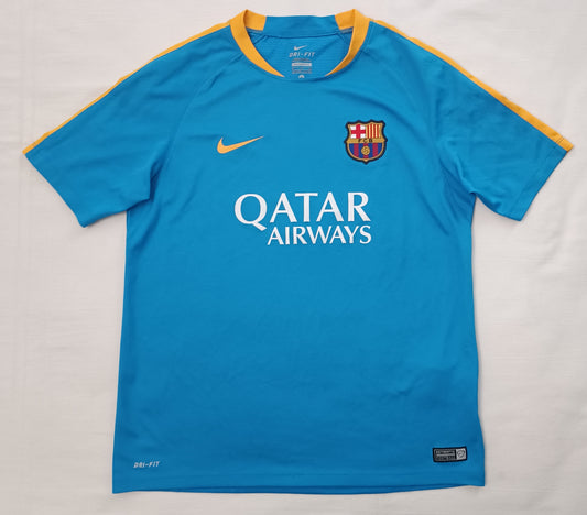 (ДЕТСКО) (Ръст 158-170см) Nike DRI-FIT FC Barcelona 2015/16 Training Jersey тениска