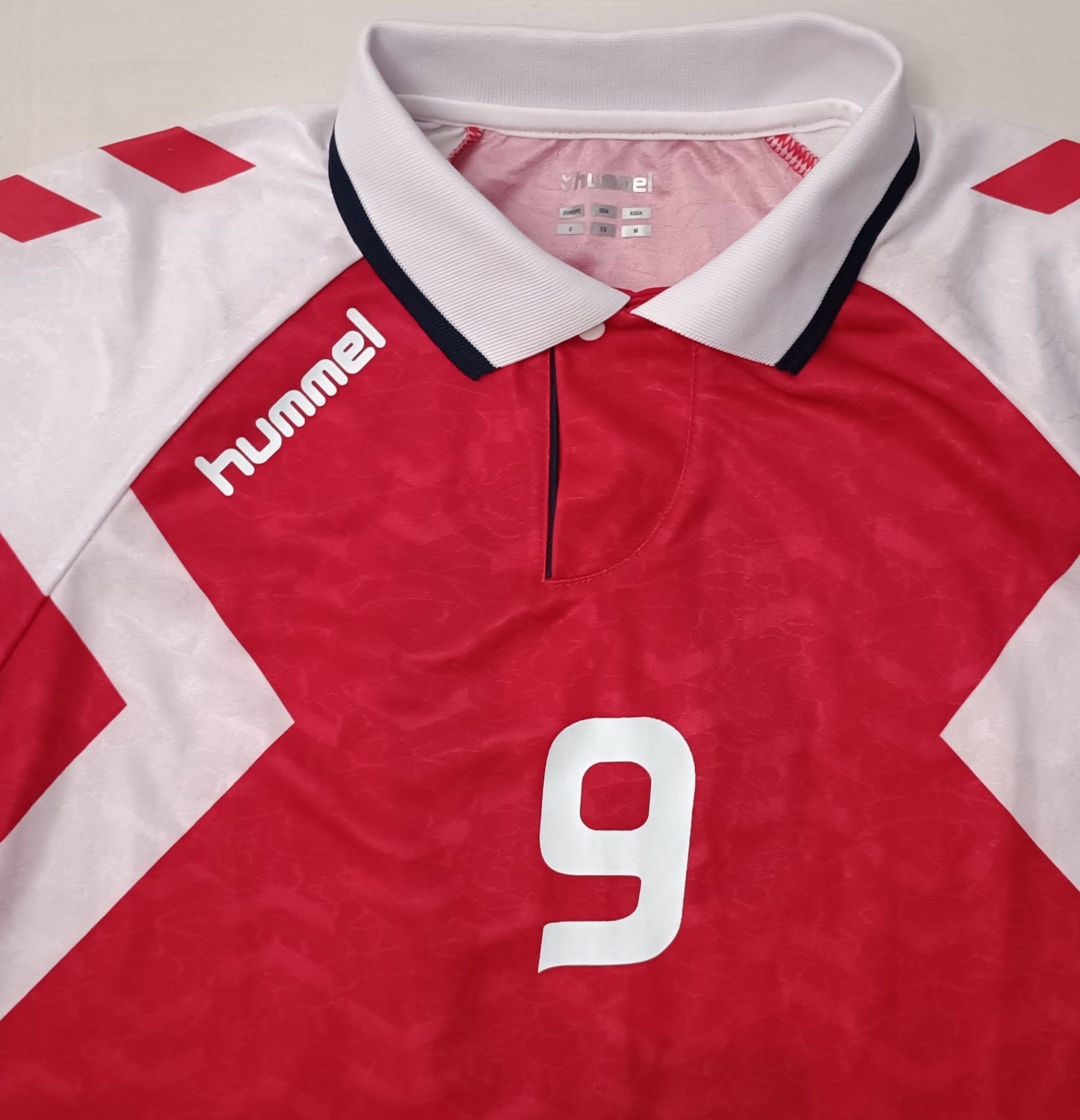 (S) Hummel Denmark 1992/94 Home Jersey тениска