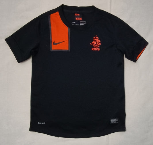 (ДЕТСКО) (Ръст 140-152см) Nike DRI-FIT Netherlands 2012-14 Away Jersey тениска