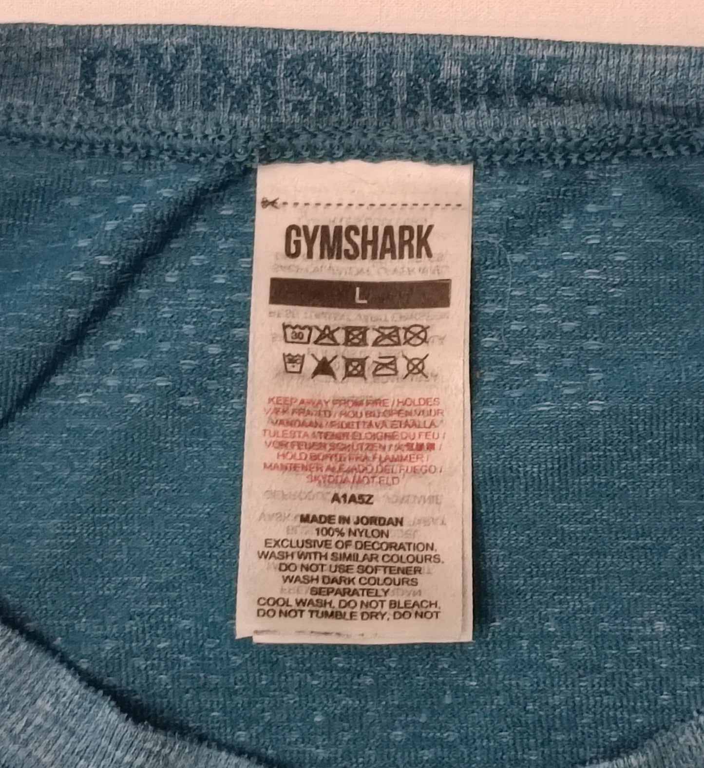 (L) Gymshark Vital Light Shirt тениска