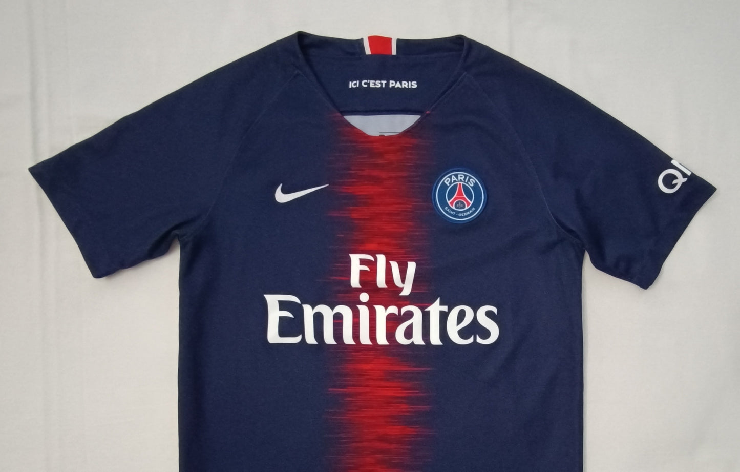 (ДЕТСКО) (Ръст 147-158см) Nike DRI-FIT PSG Paris Saint-Germain Home Jersey тениска