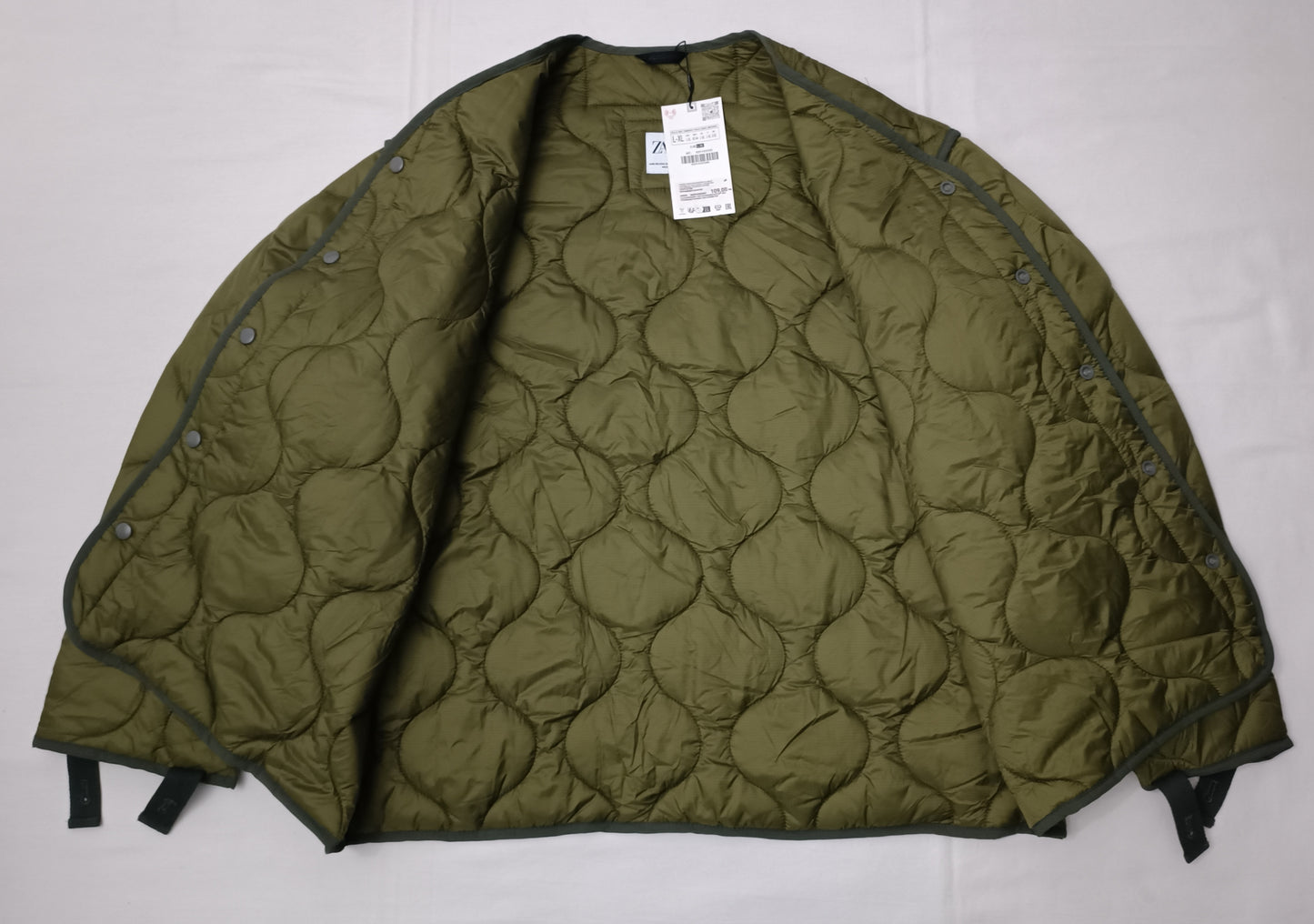 (XL) ZARA Finer Down Jacket пухено яке