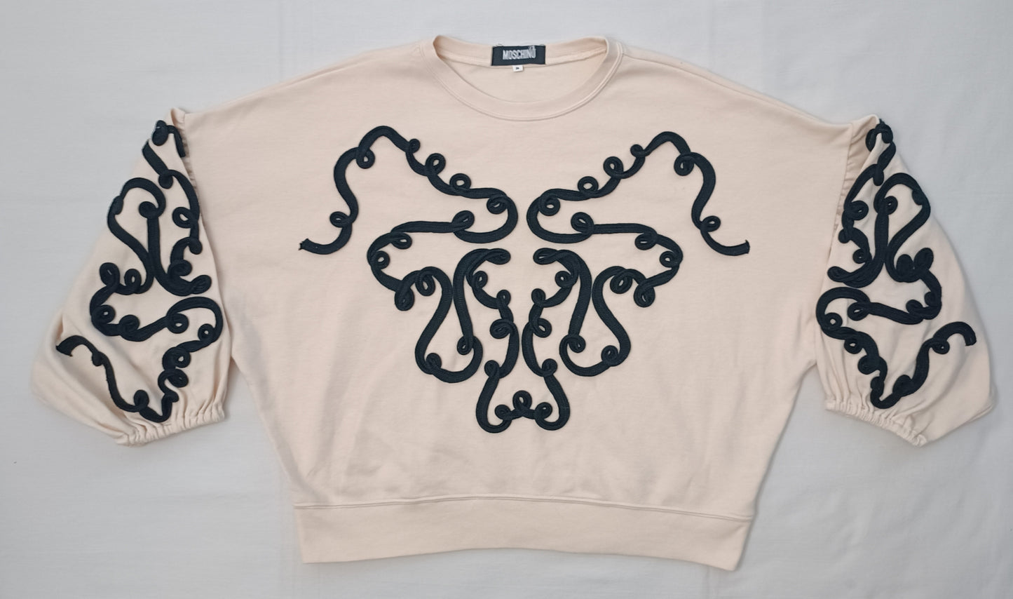 (ДАМСКО) (S) Moschino Oversized Sweatshirt горнище