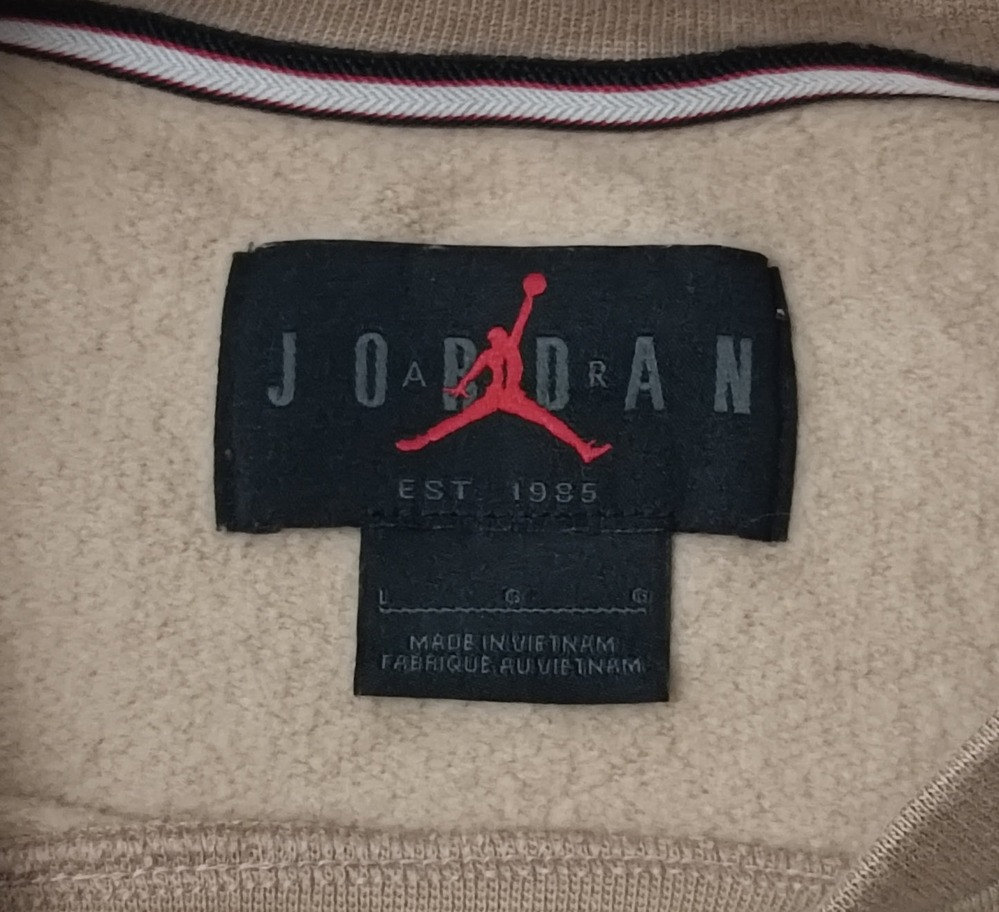 (L) Jordan AIR Nike Essentials Holiday Fleece Sweatshirt горнище