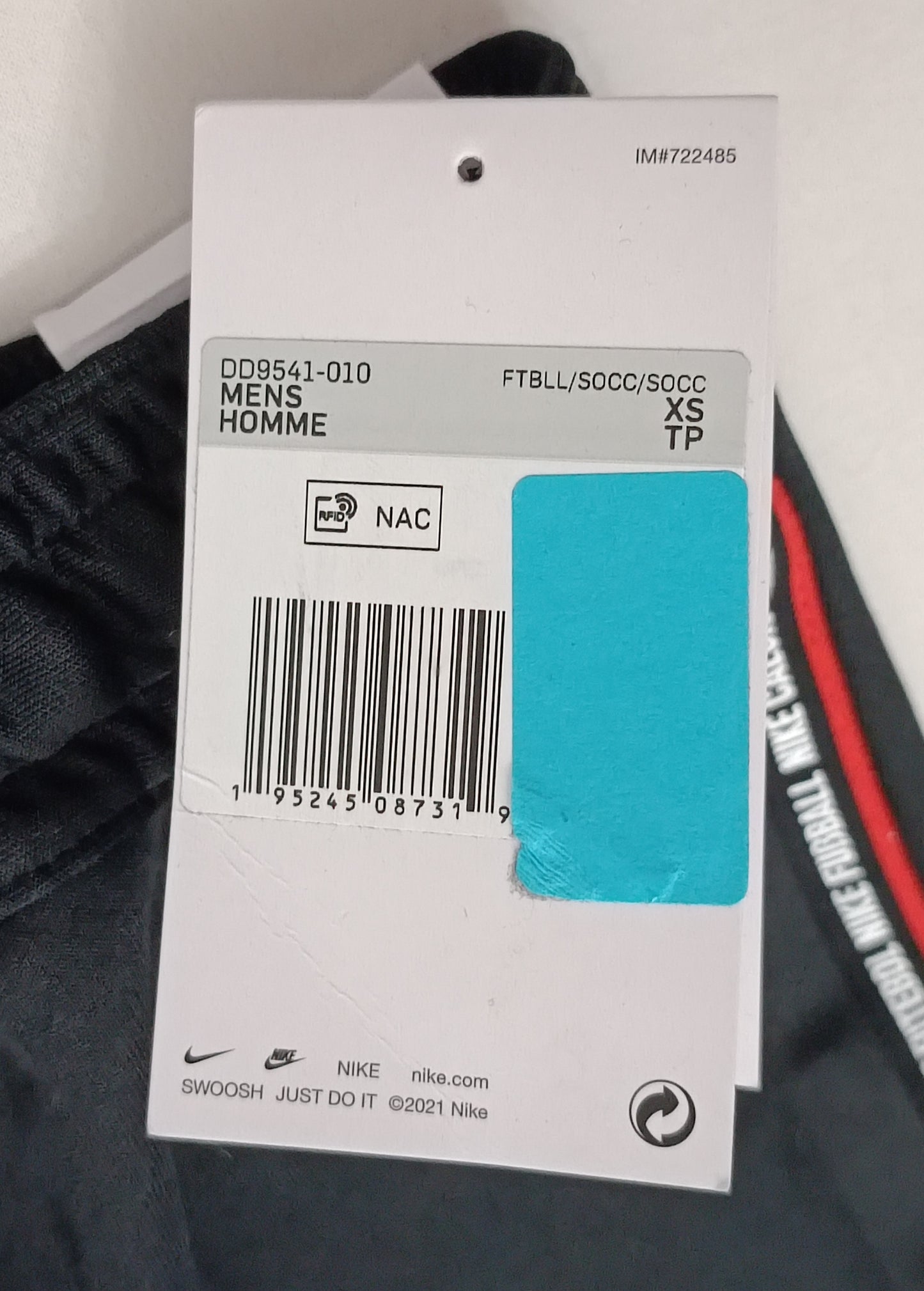 (XS) Nike FC Tribuna Sock Pants долнище