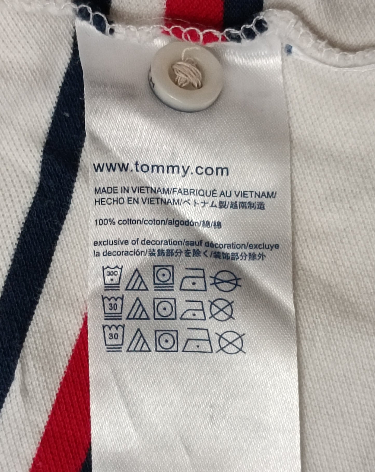 (L) Tommy Hilfiger Polo Shirt поло тениска