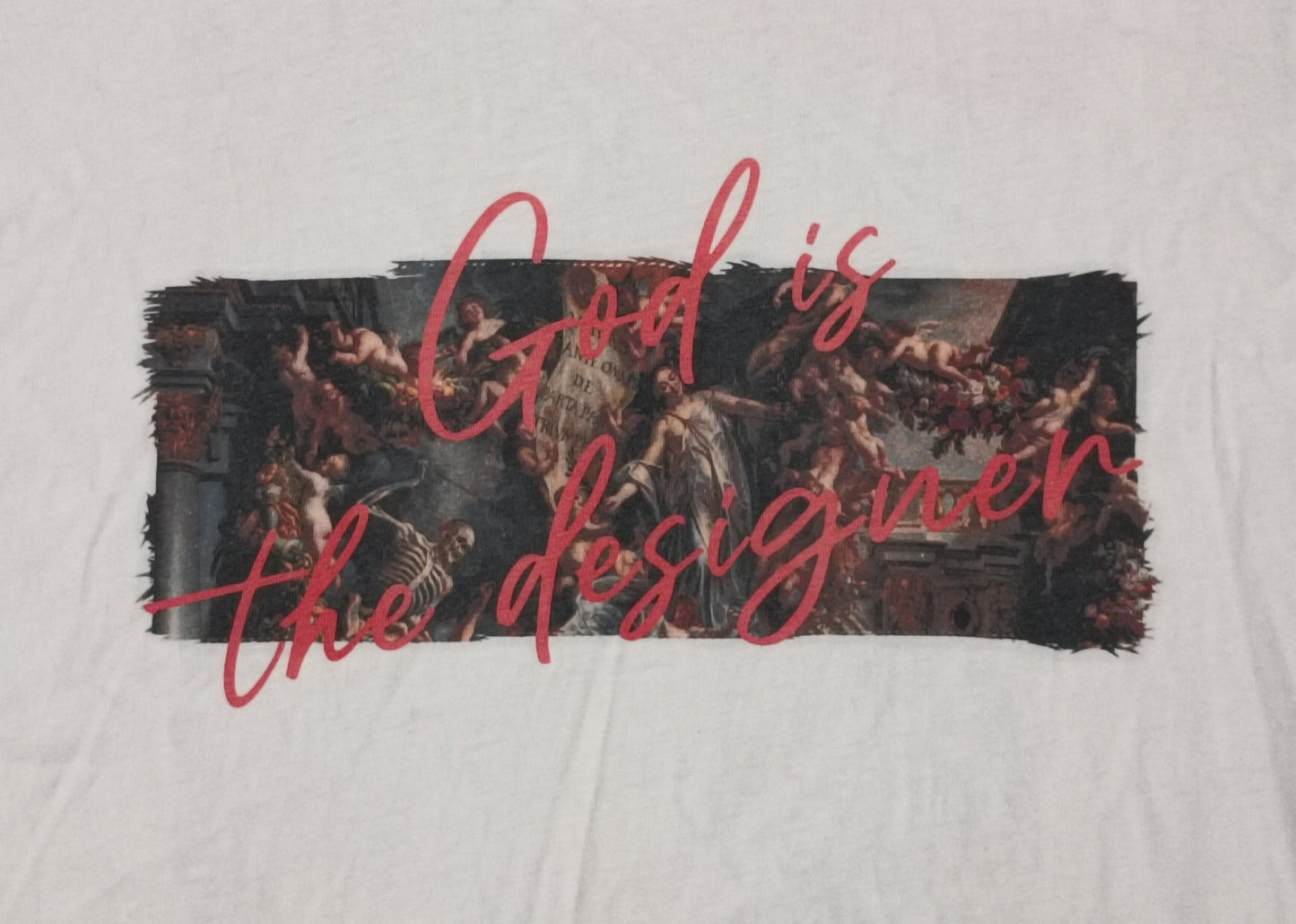 (XL) Made By Society God is The Designer Shirt тениска