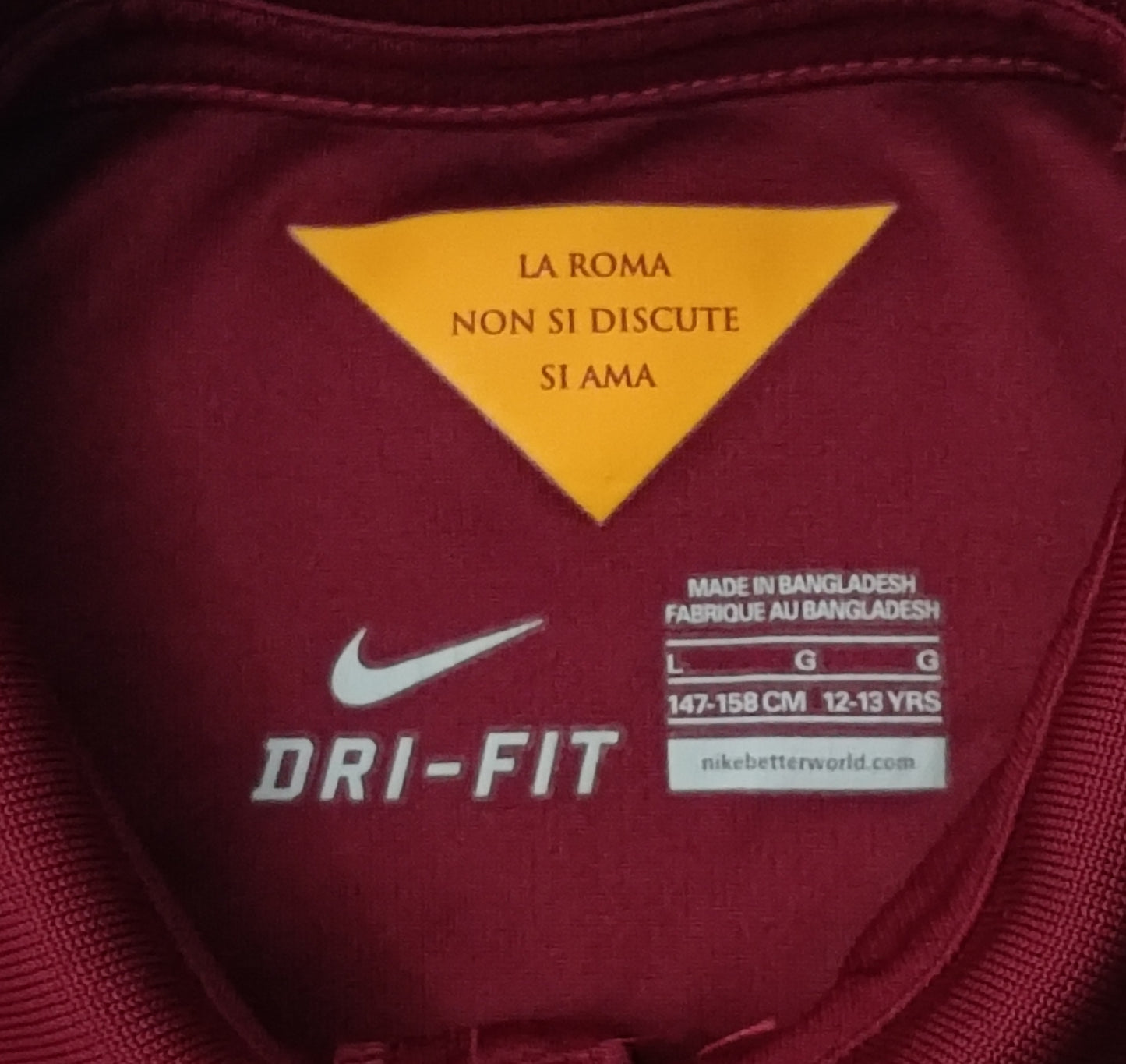 (ДЕТСКО) (Ръст 147-158см) Nike DRI-FIT Roma Totti Polo Shirt тениска