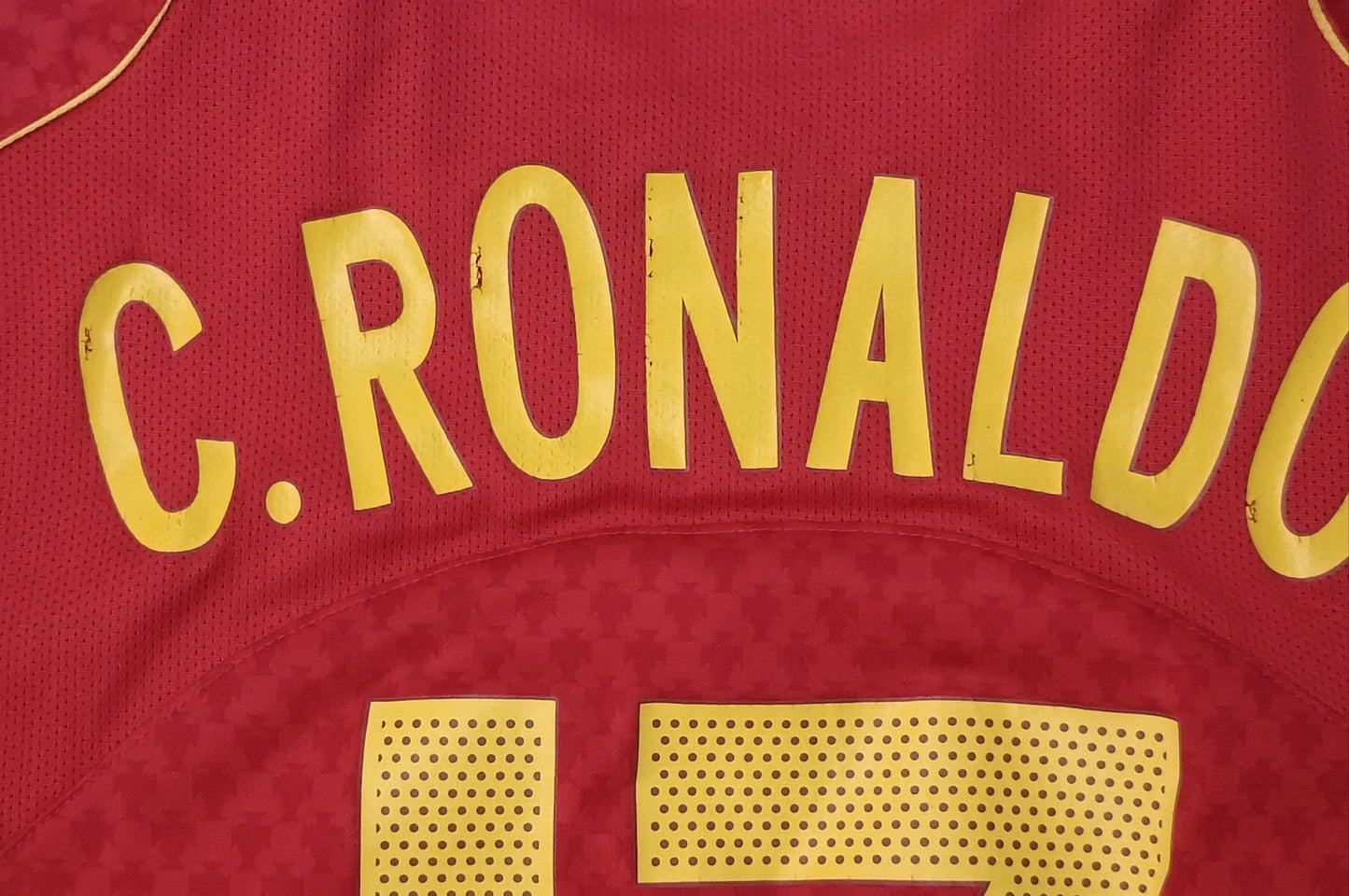 (S) Nike Portugal #7 C. Ronaldo 2004/06 Home Jersey тениска
