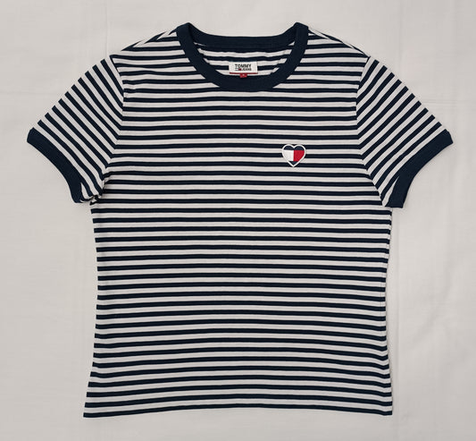 (ДАМСКО) (S) Tommy Jeans Heart Shapped Tee тениска