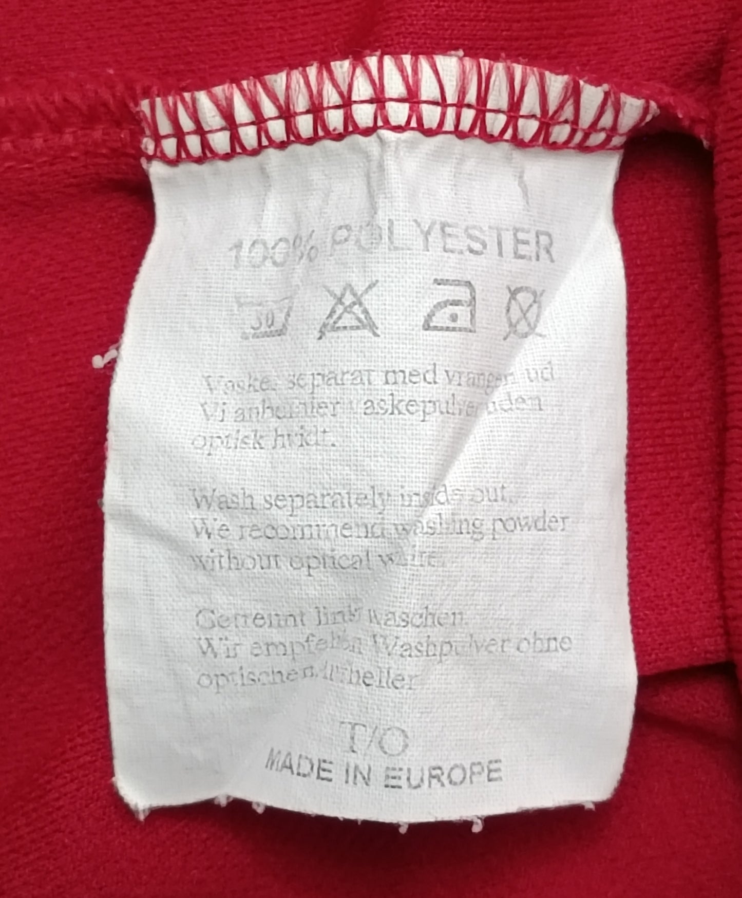 (XS) Hummel Denmark 1998 #11 Home Jersey тениска
