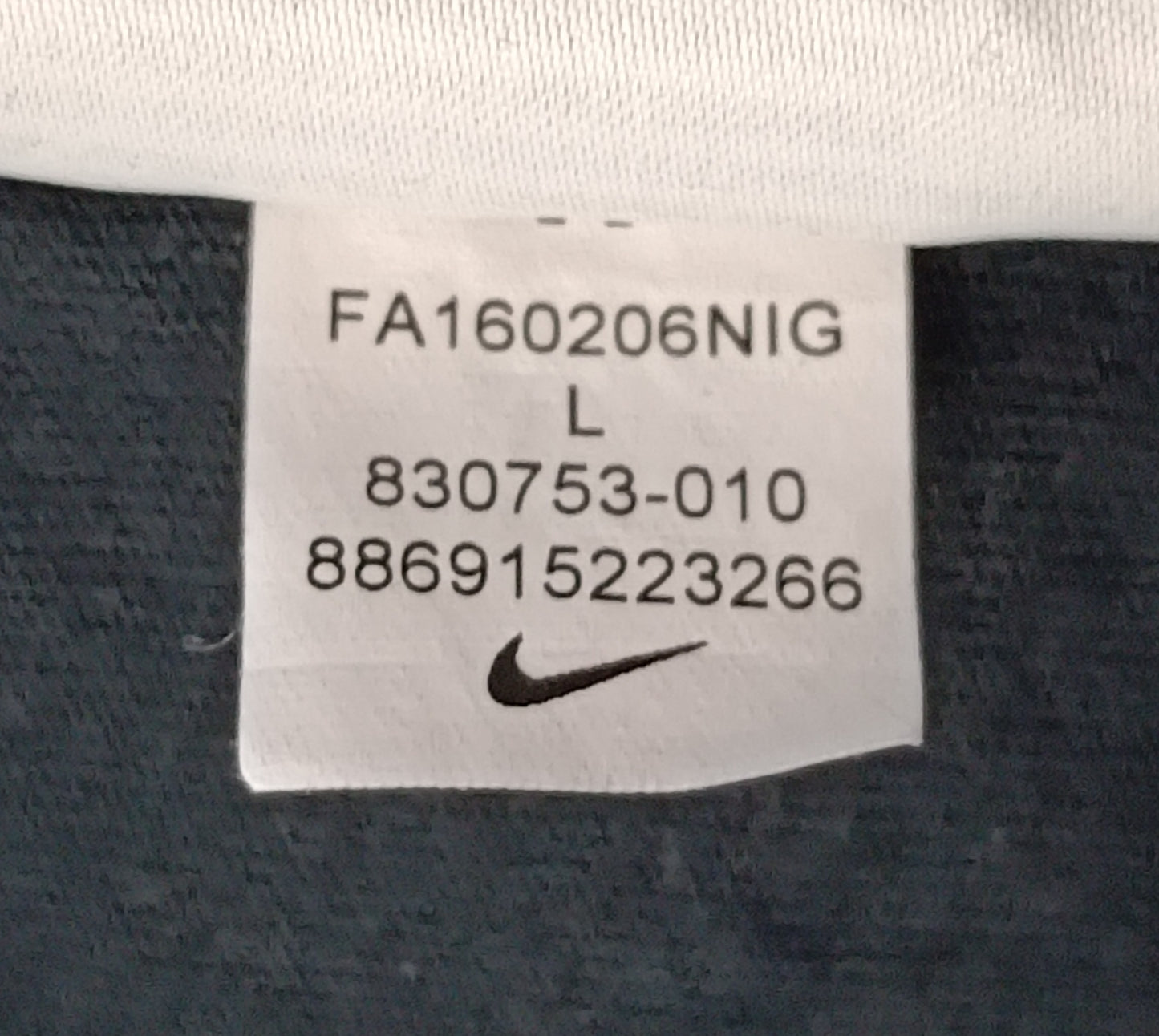 (L) Nike AIR Sportswear Short Sleeve Hoodie горнище