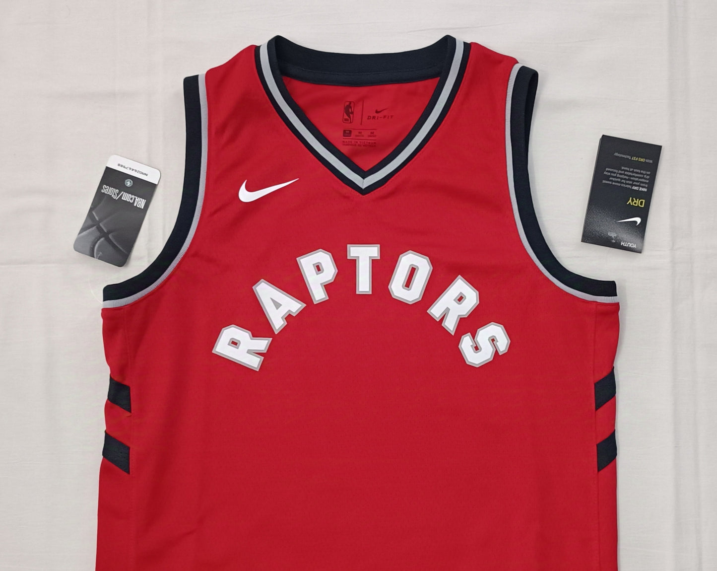 (ДЕТСКО) (Ръст 128-137см, 137-147см) Nike DRI-FIT NBA Toronto Raptors Jersey потник