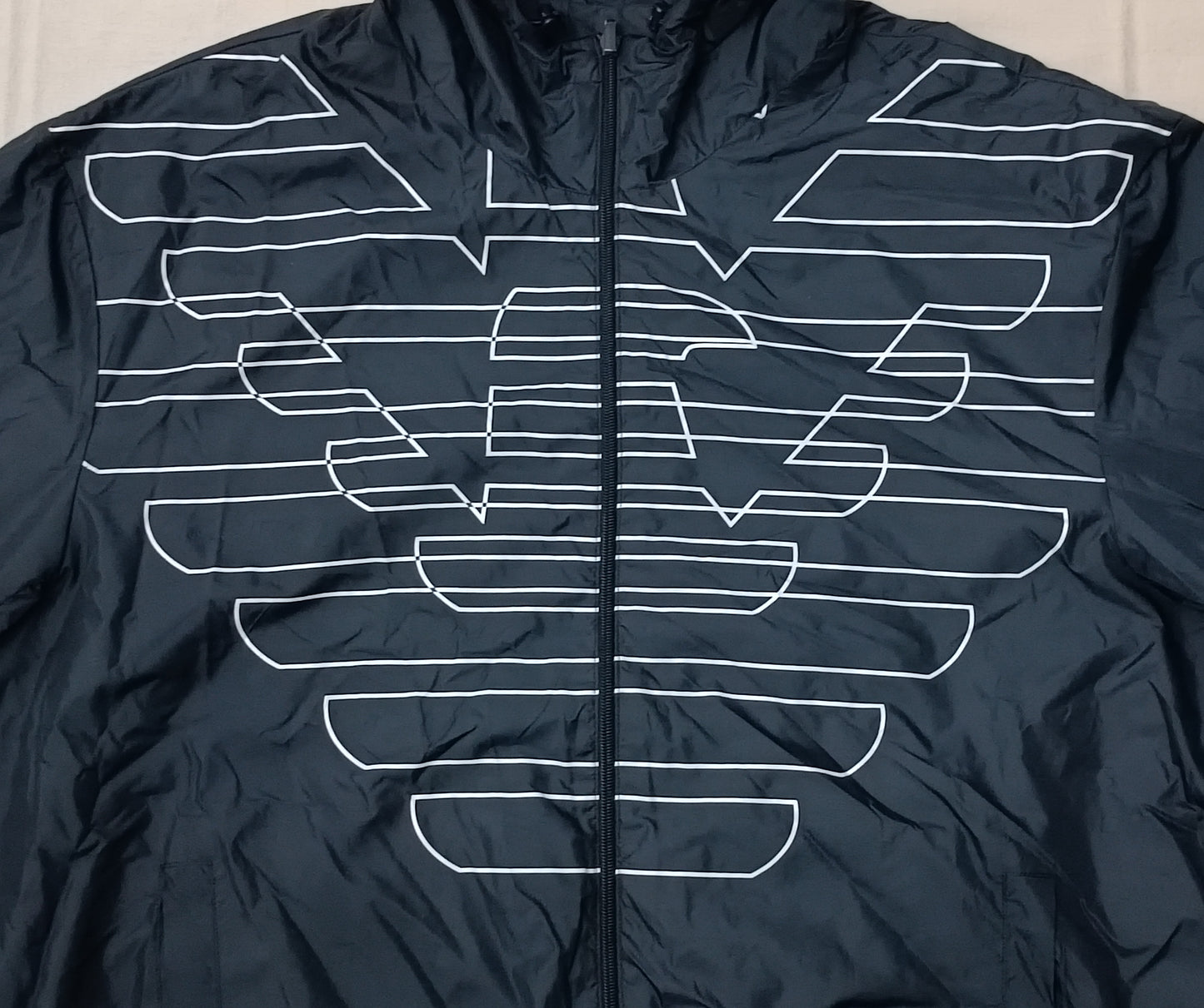 (XL) Emporio Armani Reversible Large Logo Jacket яке с две лица