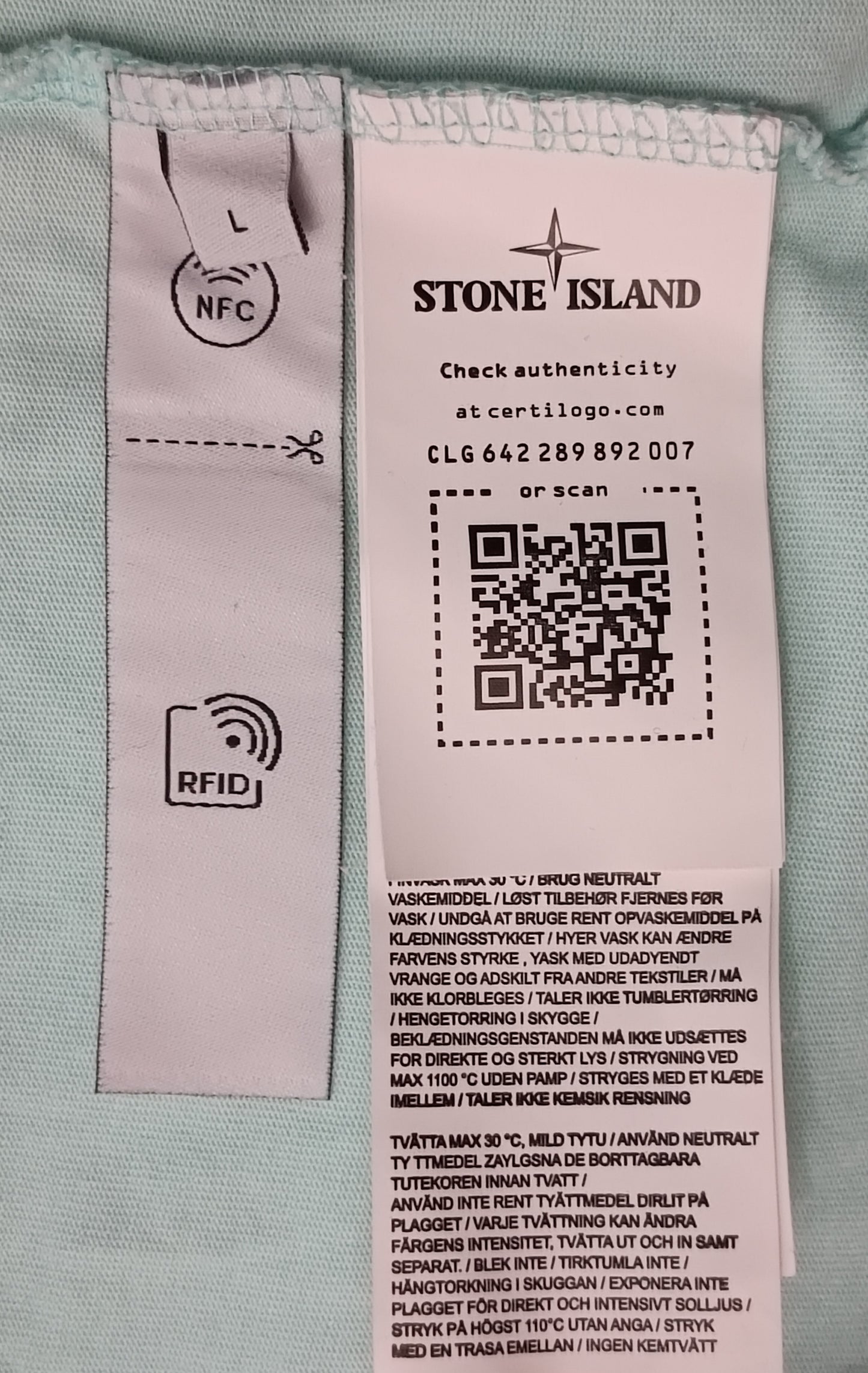 (L) Stone Island Shirt тениска
