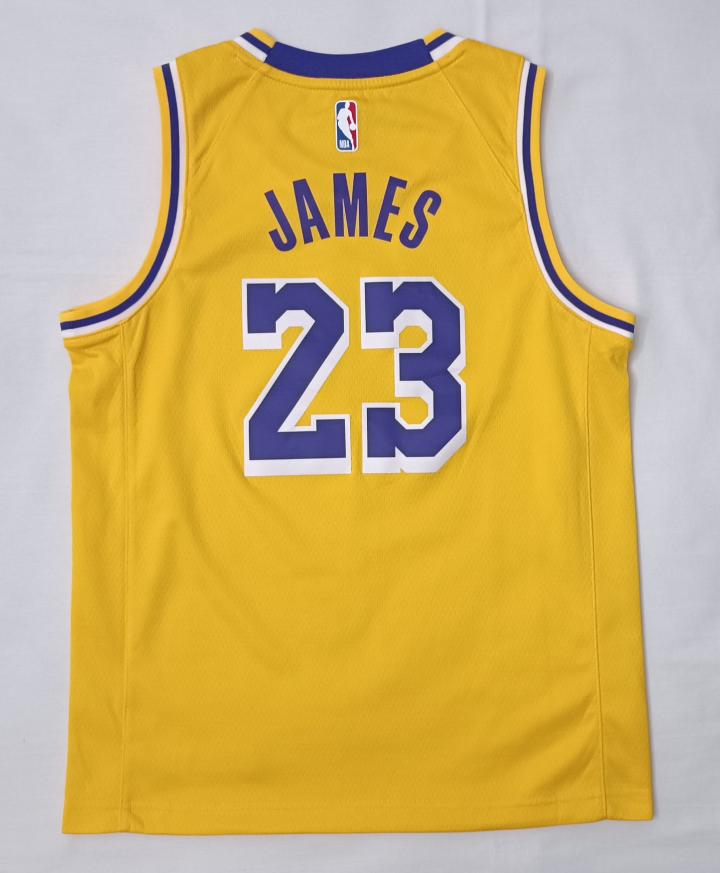 (ДЕТСКО) (Ръст 137-147см) Nike DRI-FIT NBA Los Angeles Lakers #23 LeBron James Jersey потник