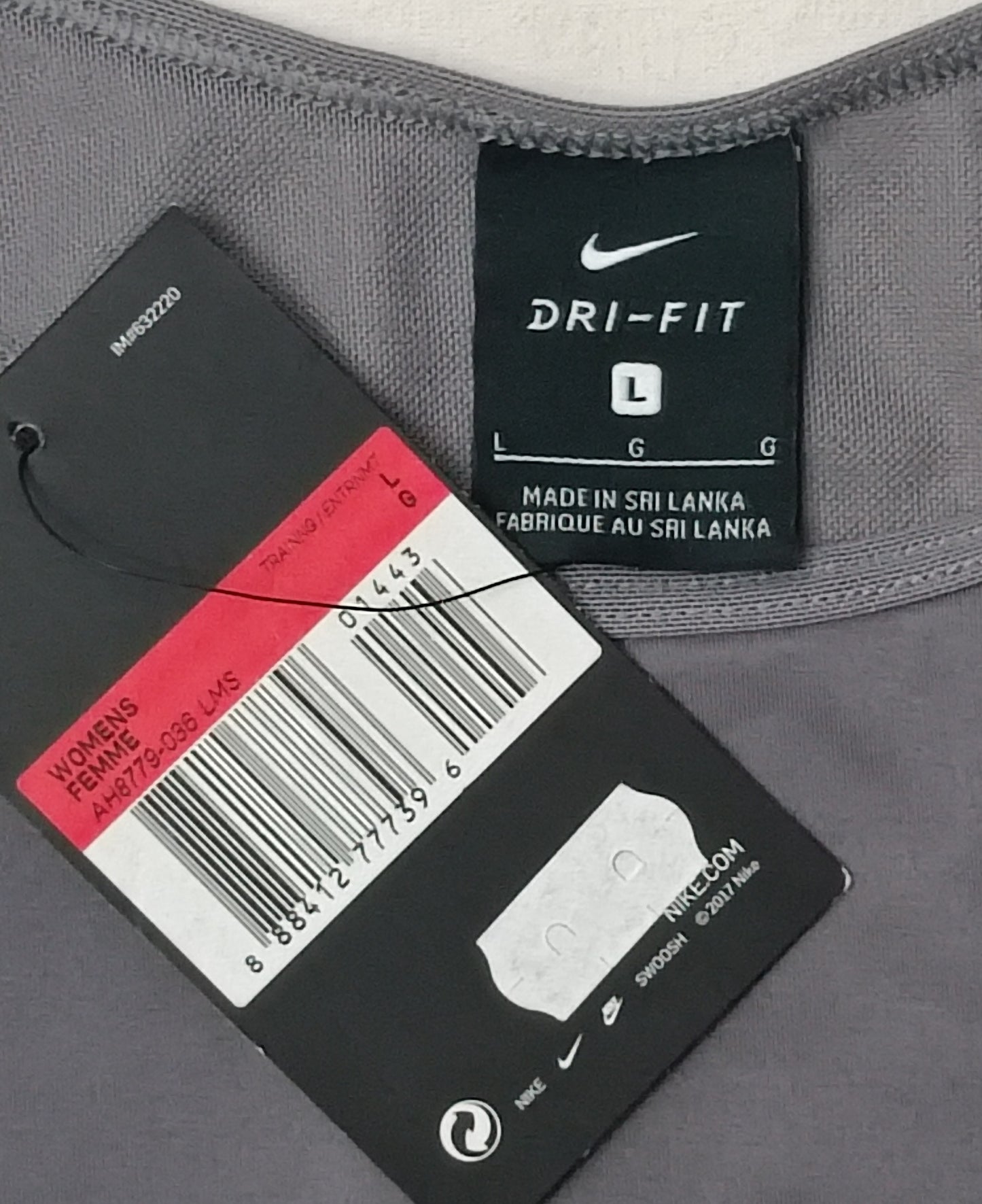 (L) Nike PRO DRI-FIT Intertwist Cropped Tank Top потник