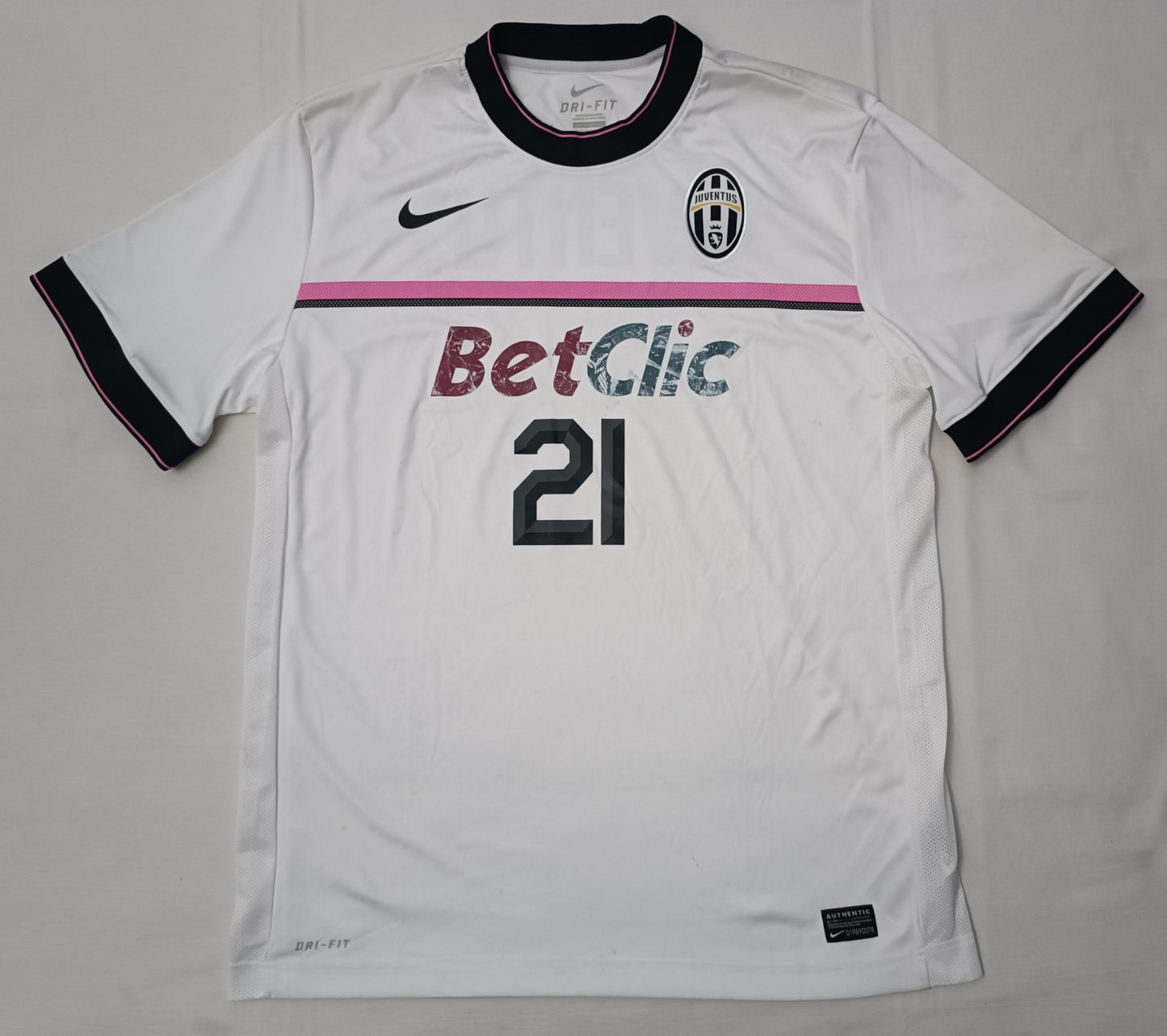 (L) Nike DRI-FIT Juventus 2011/12 #21 Andrea Pirlo Training Jersey тениска