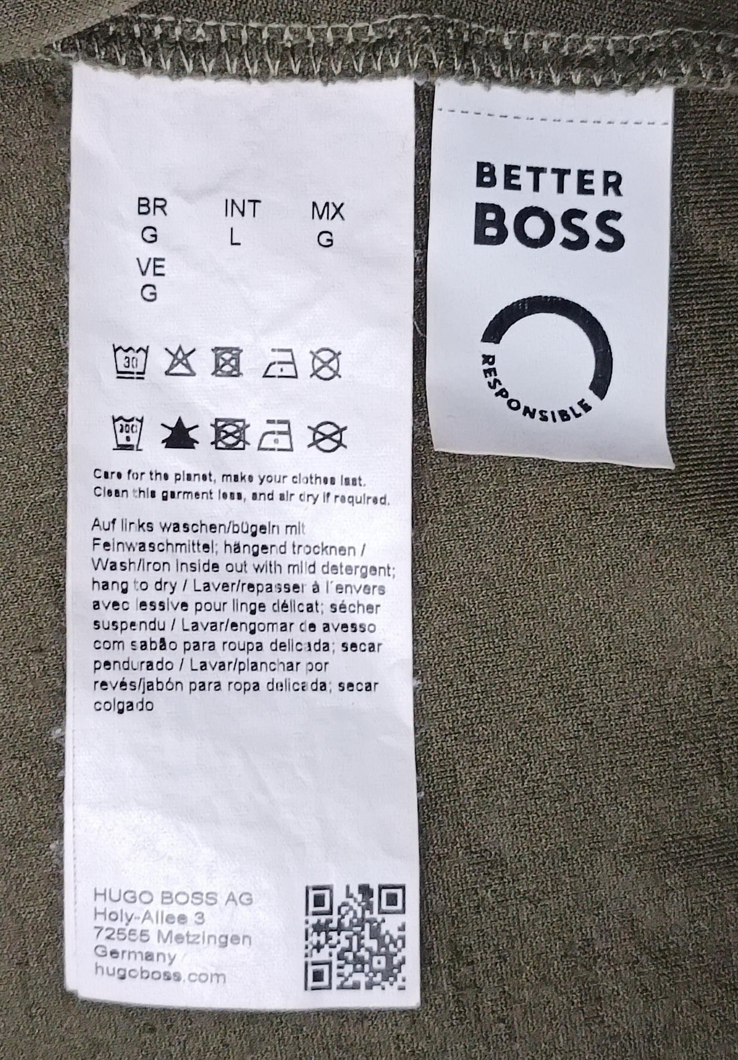 (ДАМСКО) (L) Boss Orange Hoodie Sweatshirt горнище