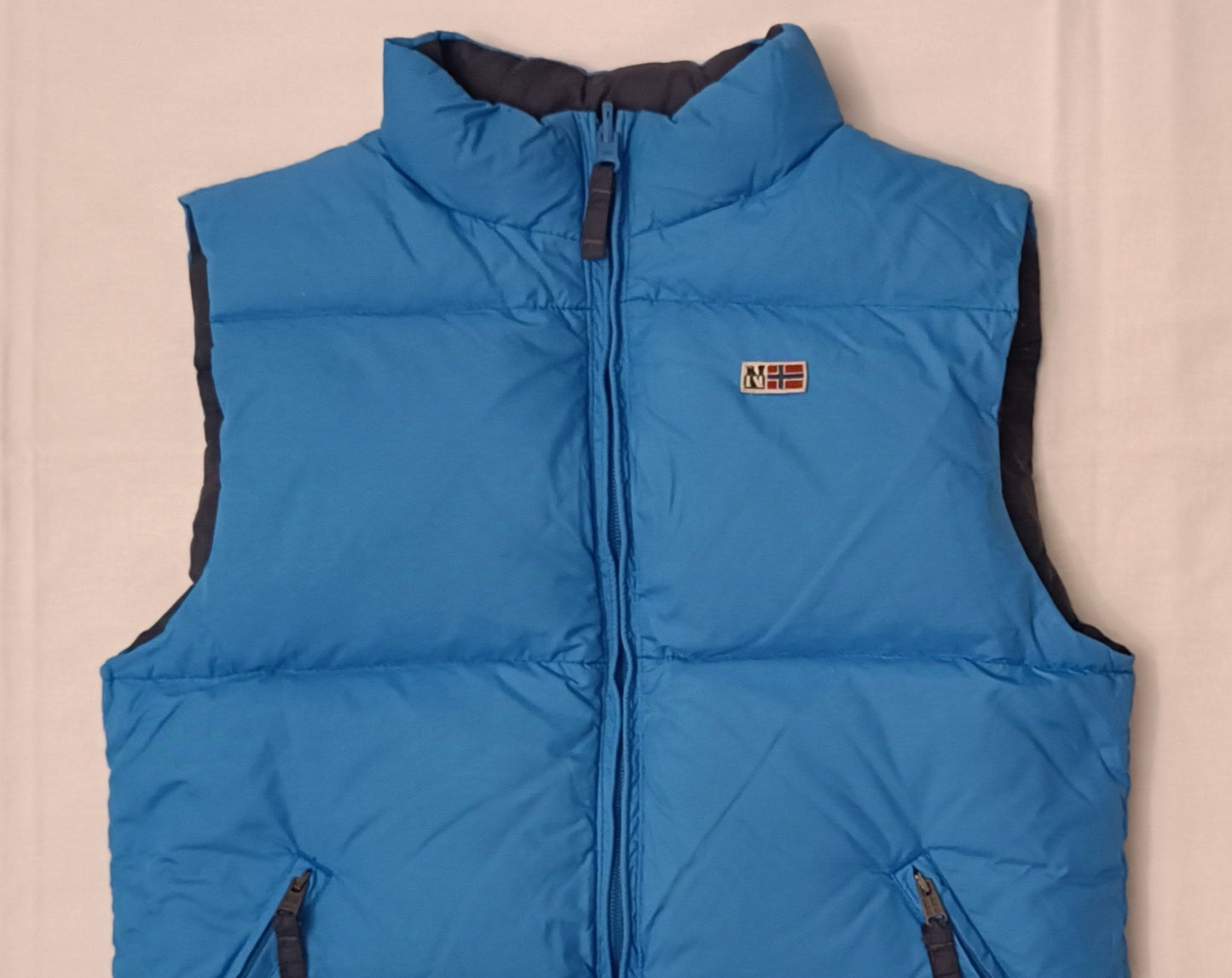 (ДЕТСКО) (Ръст 128-140см) Napapijri Down Reversible Vest пухен елек с две лица