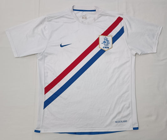 (M) Nike Netherlands 2006/08 Away Jersey тениска