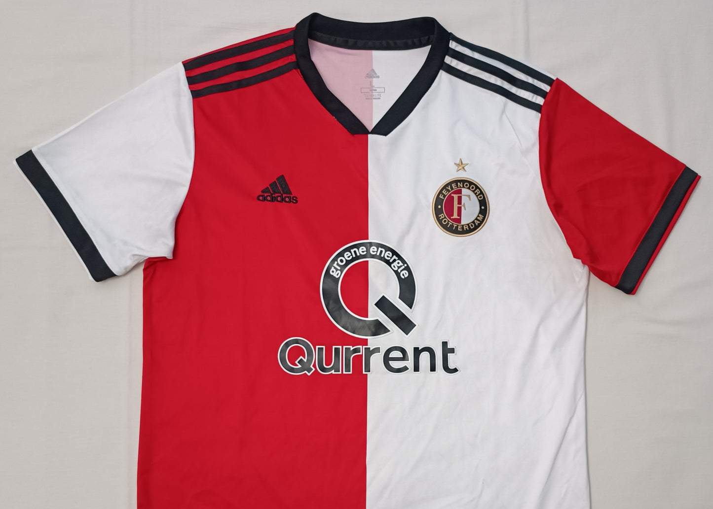(L) Adidas Feyenoord 2017/18 Home Jersey тениска