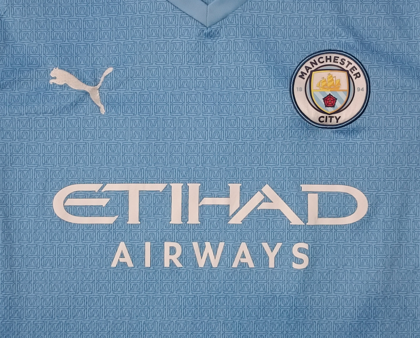 (L) Puma Manchester City #47 Foden 2021/22 Home Jersey тениска