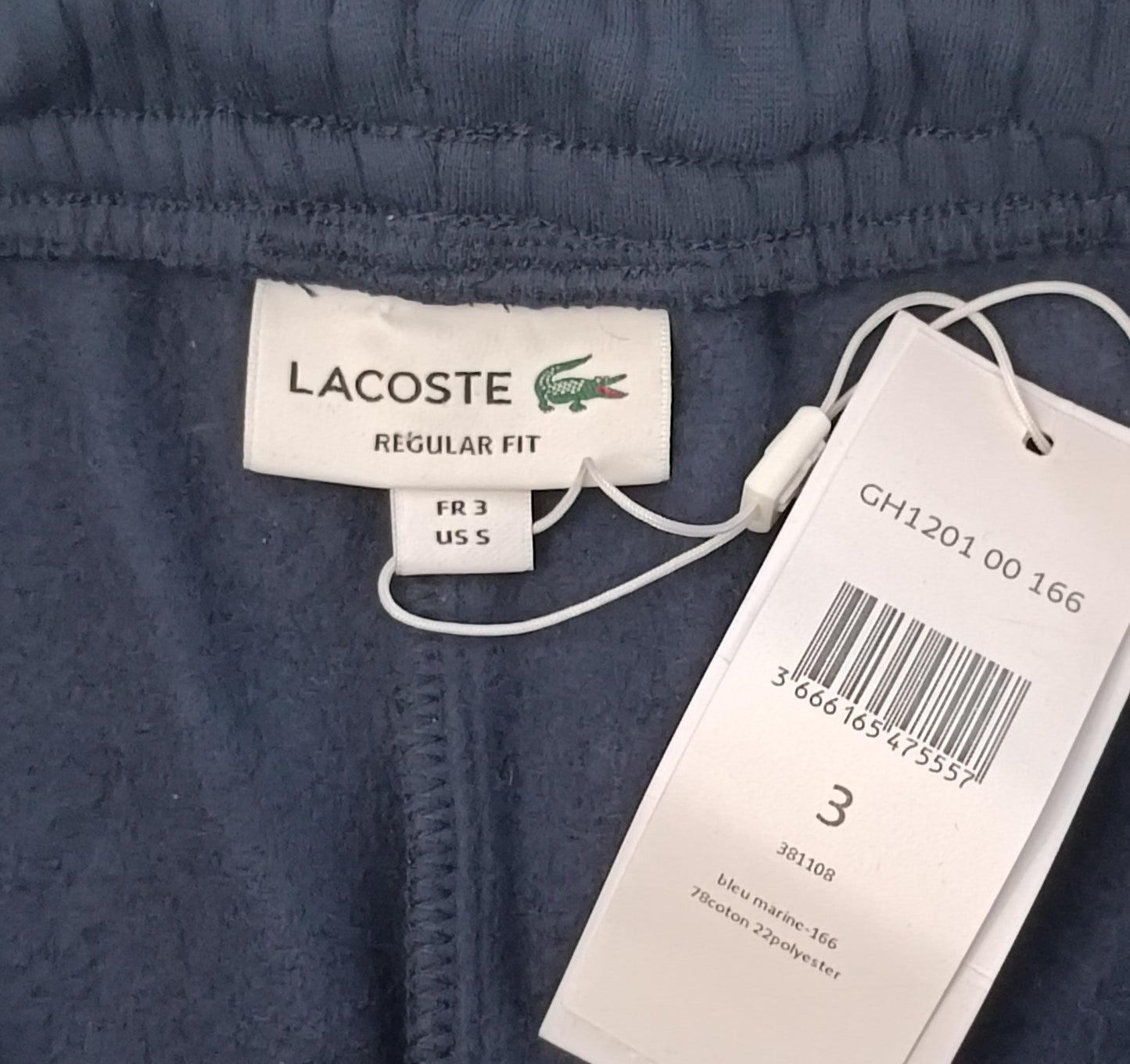 (S) Lacoste Bands Cotton Fleece Blend Shorts шорти