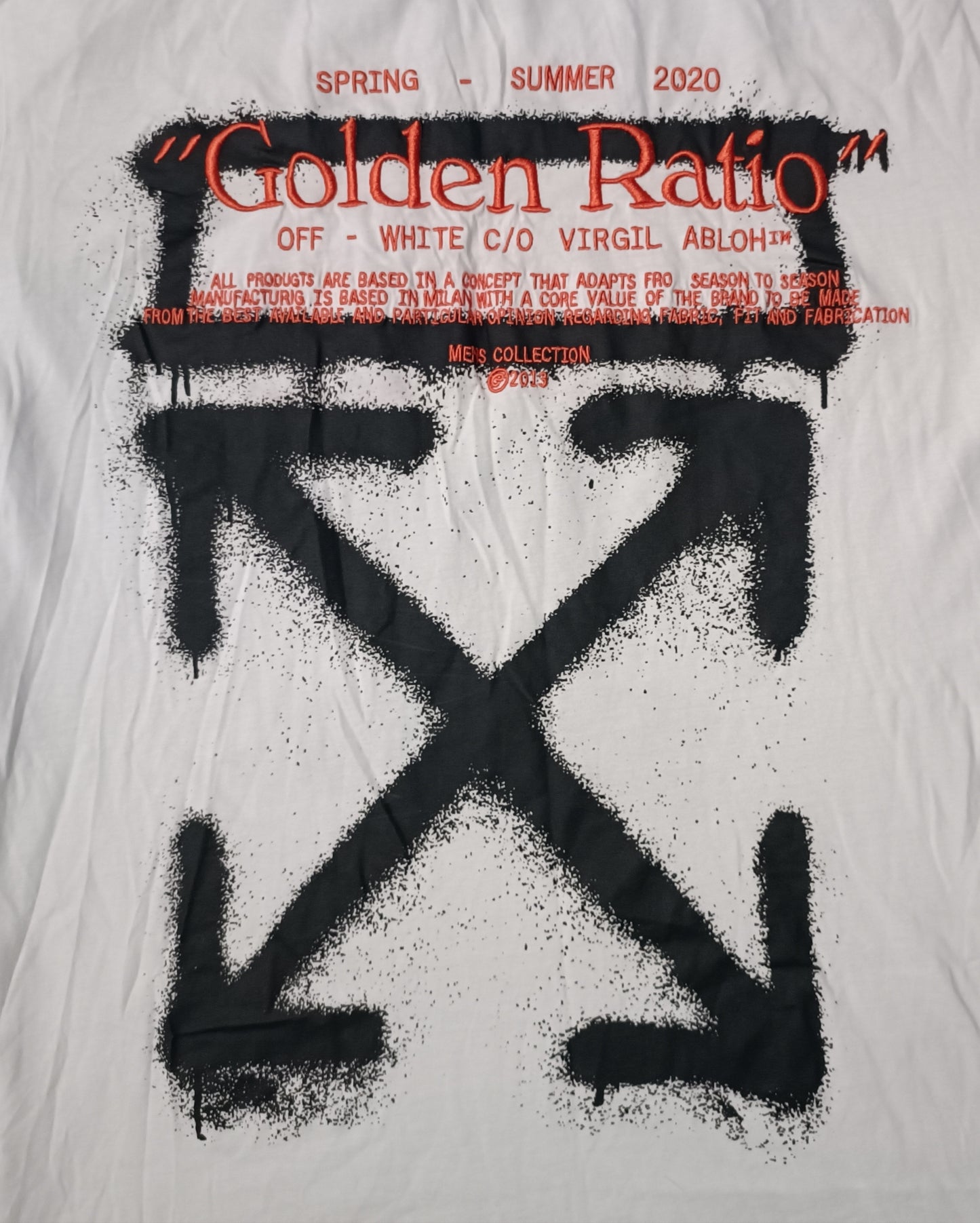 (XL) Off-White Cartoon T-Shirt тениска